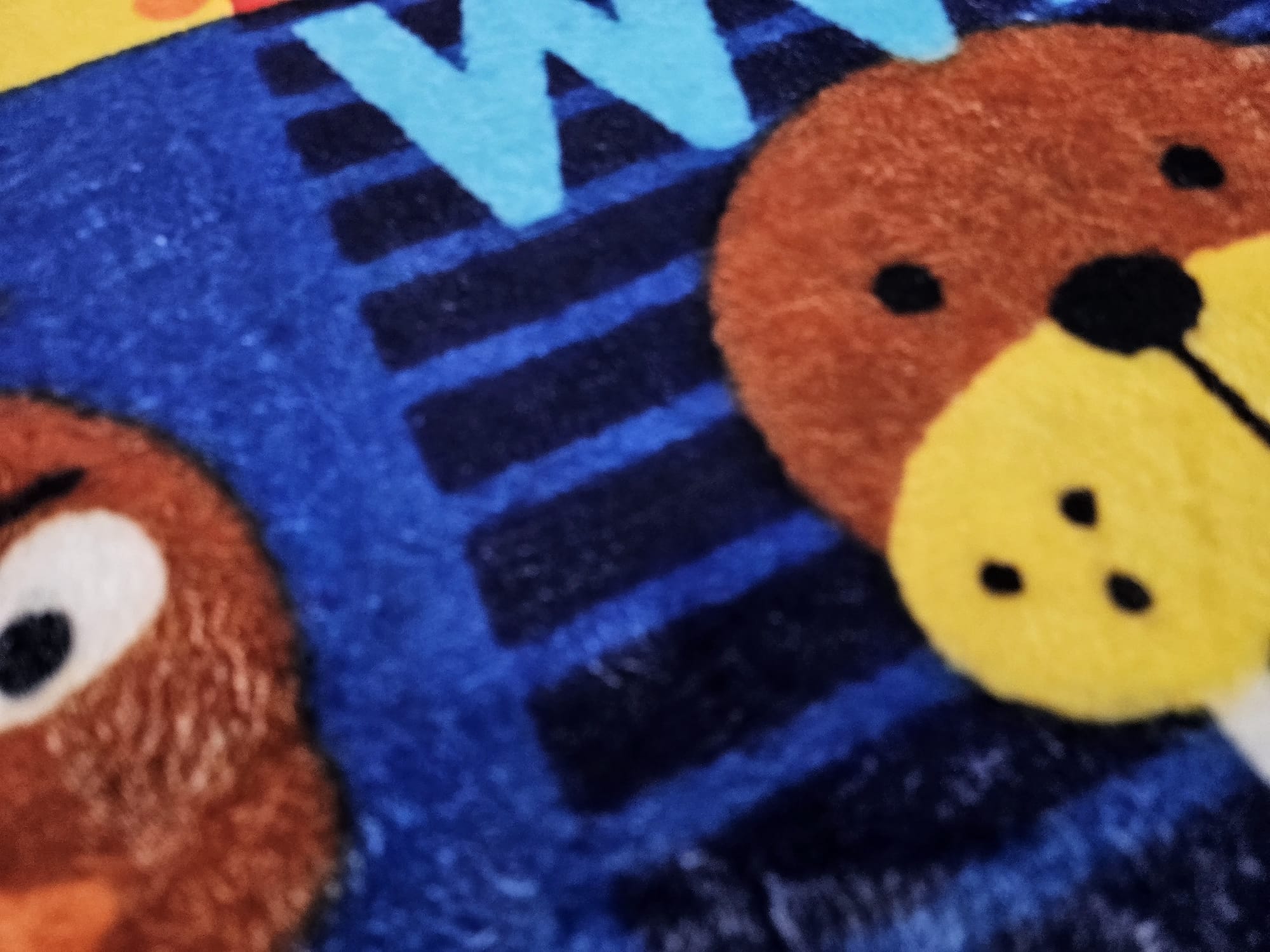 Colourful Abc educational kids rug