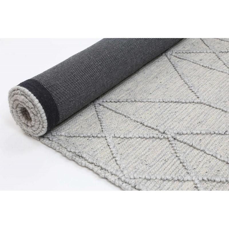 Himalaya Interweave Tribal Grey Wool Rug 4000