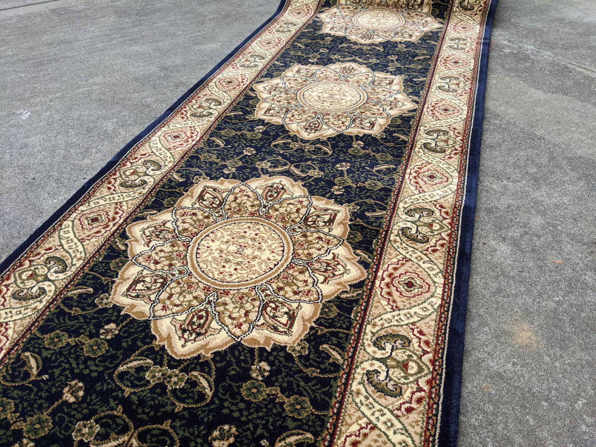 T03 Navy 80 cm Wide Runner