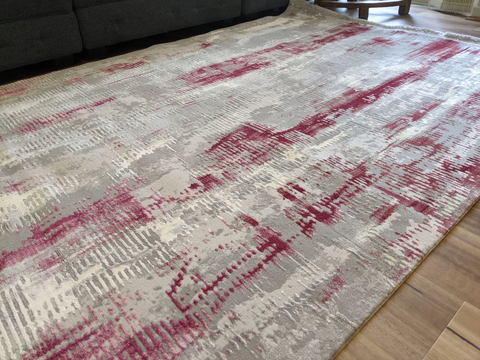 Avanos Grey Red 160 x 230 cm
