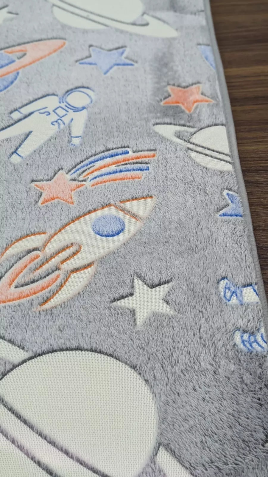Space time Glow in the dark kids rug