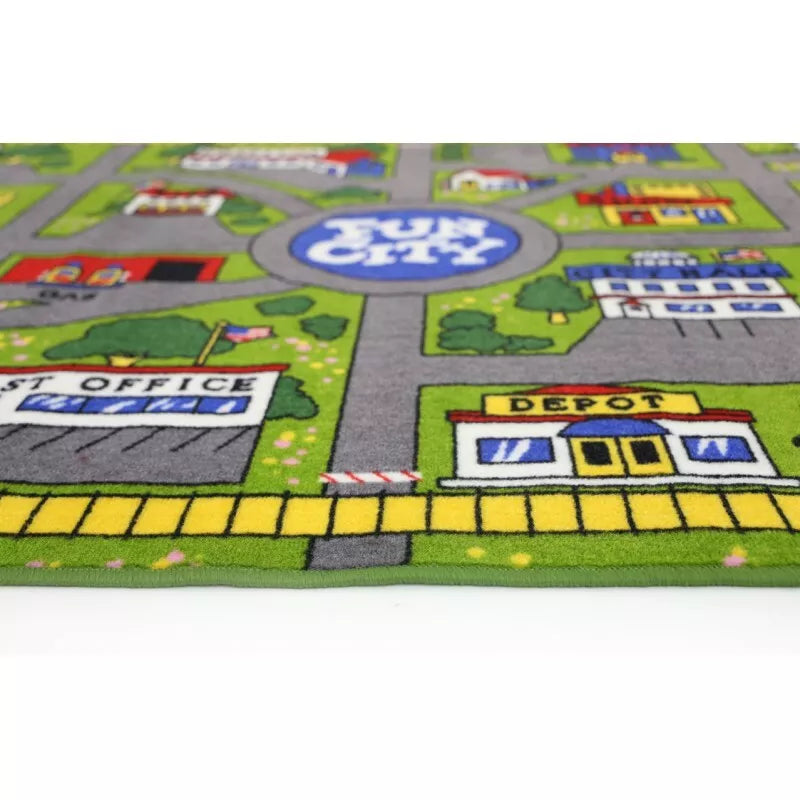 fun City Kids roads rug