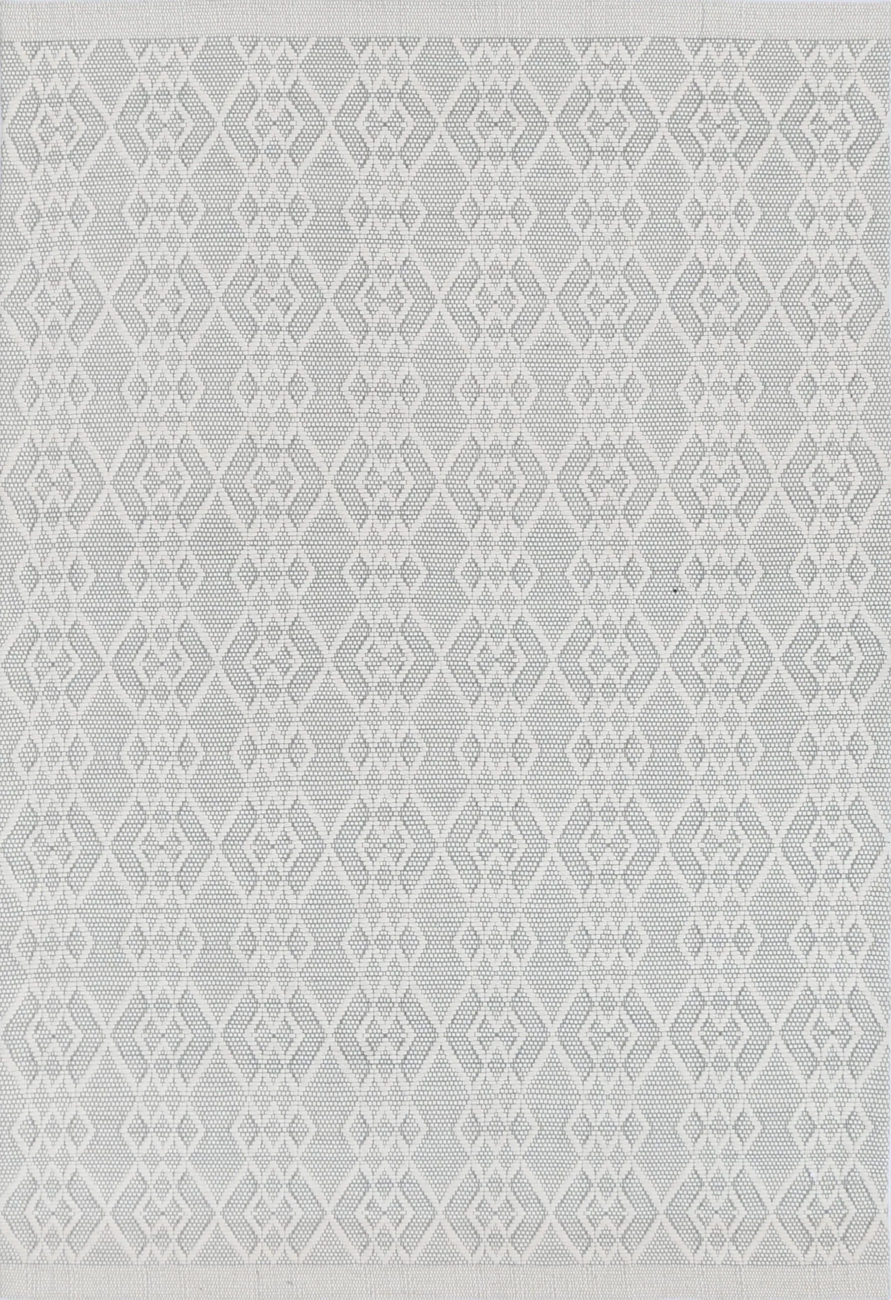 Copacabana Diamond Grey Wool Rug