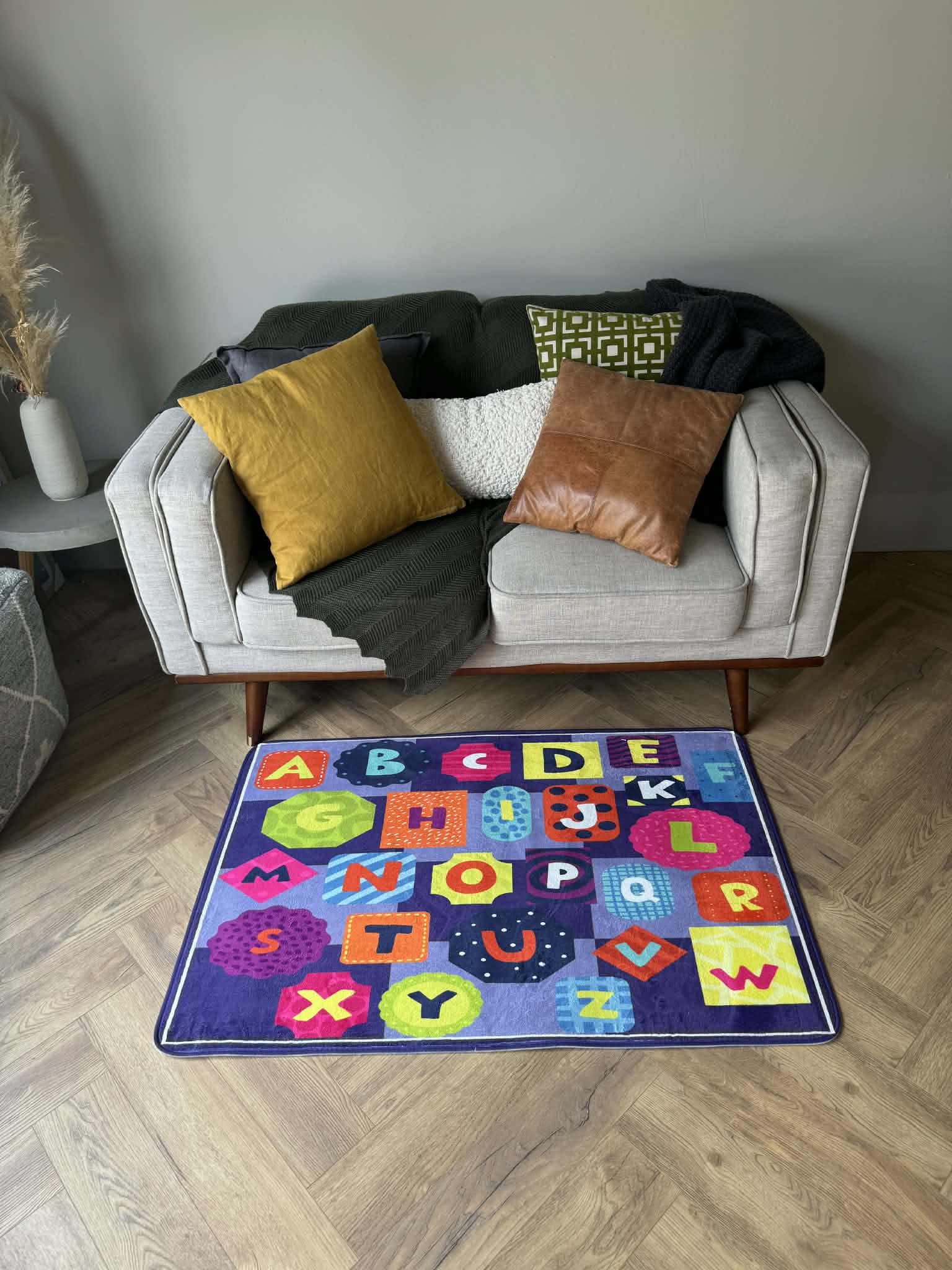 Bright Blocks Alphabet Kids Rug