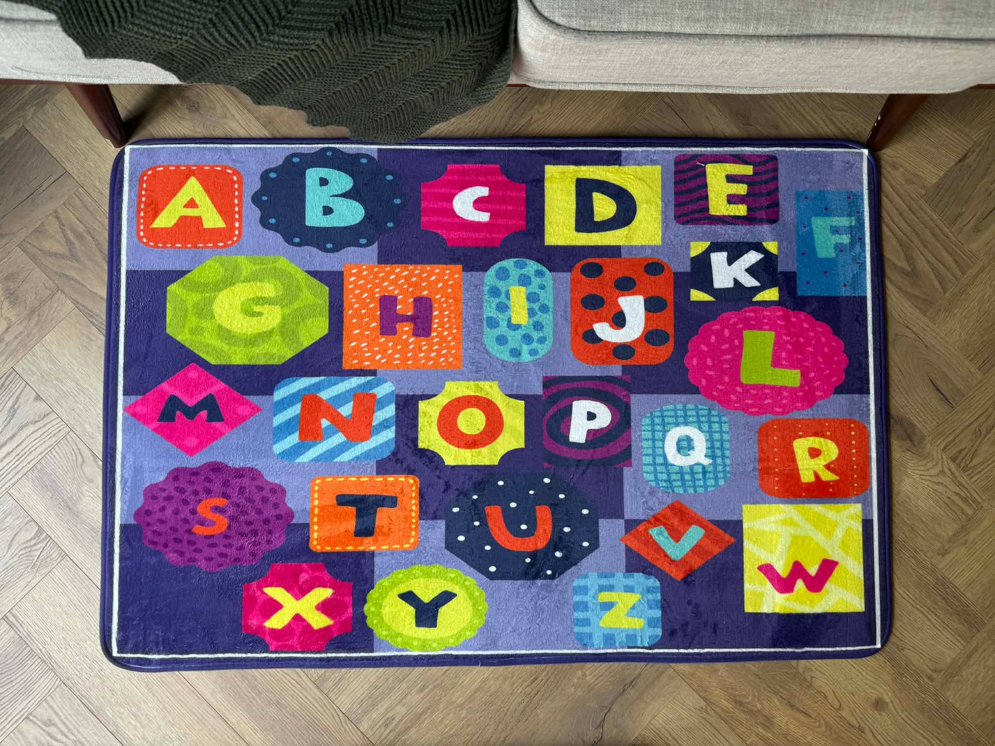 Bright Blocks Alphabet Kids Rug