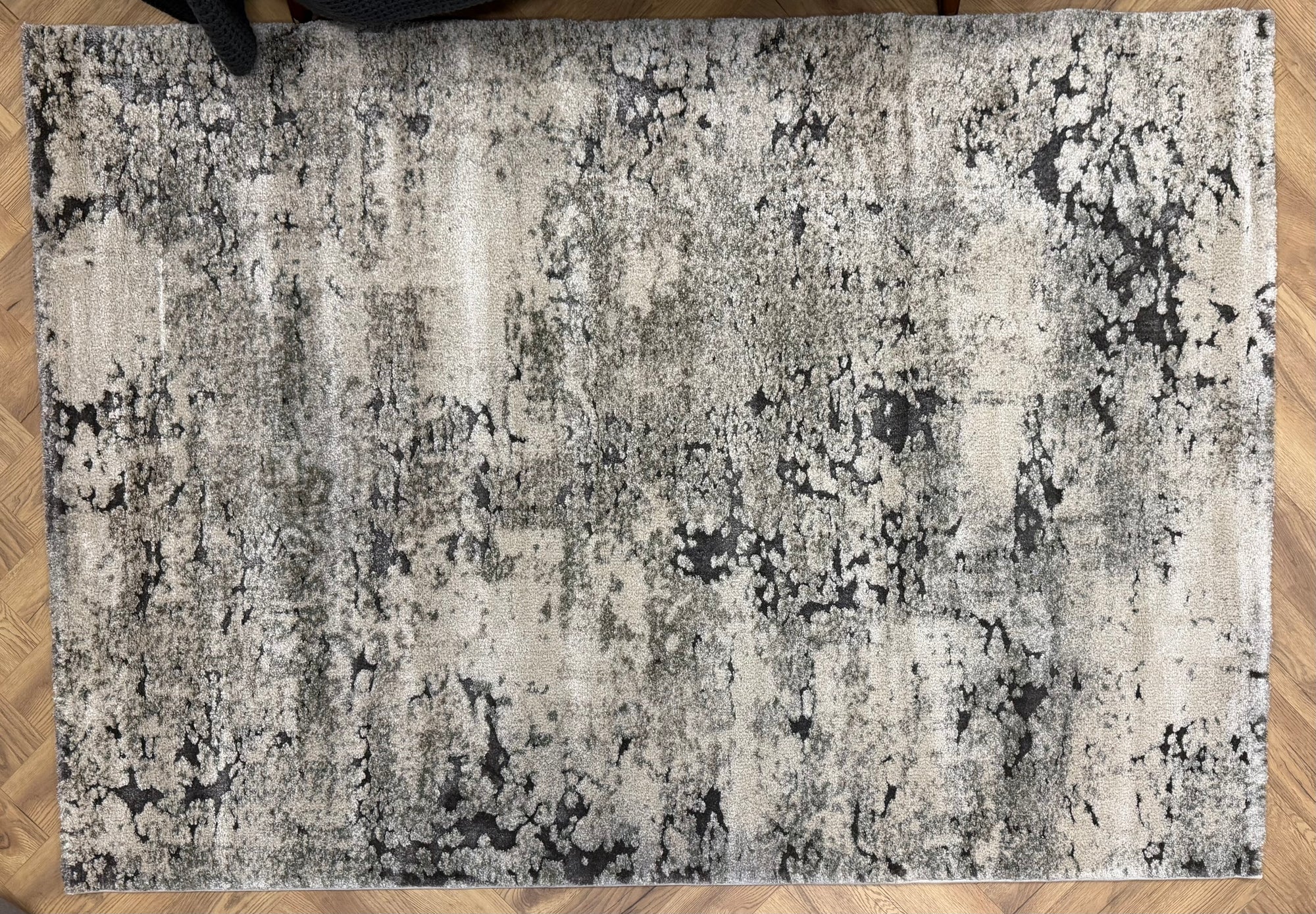 Crete Stonewash Ivory Grey Rug
