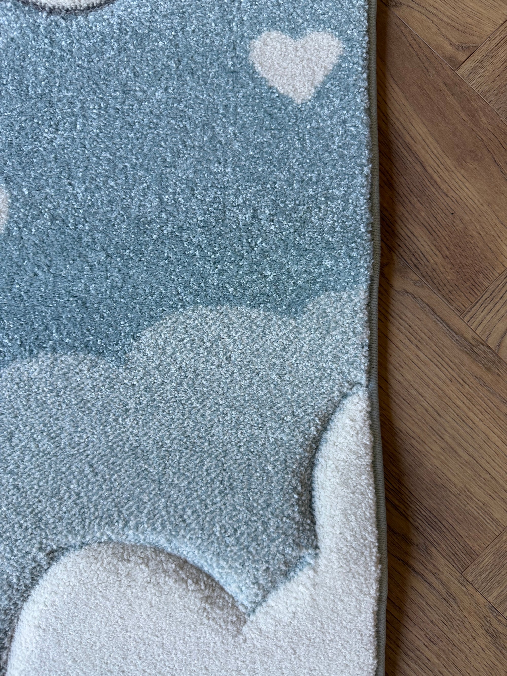 Sky Smiles Rainbow Rug – Blue 120x170