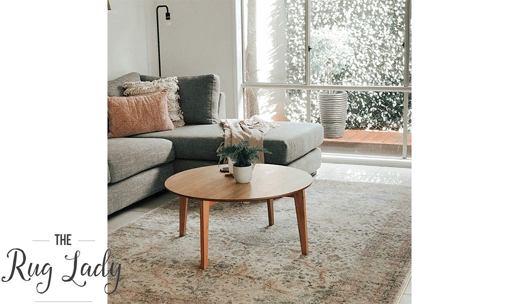 Heirloom Ivory Distressed Floral Rug