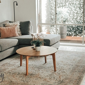 Heirloom Ivory Distressed Floral Rug