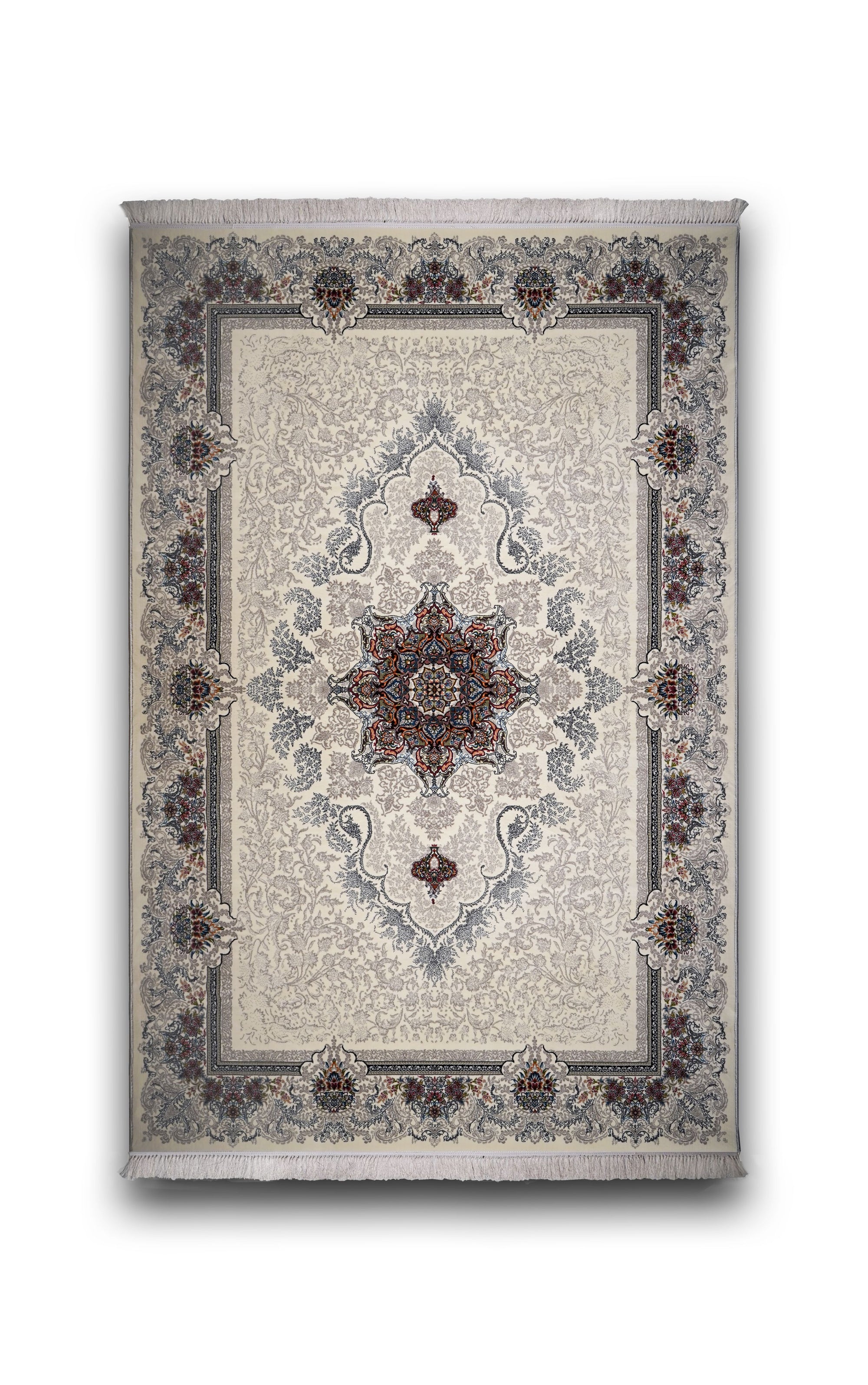 Hive 122 cream detailed Medallion rug