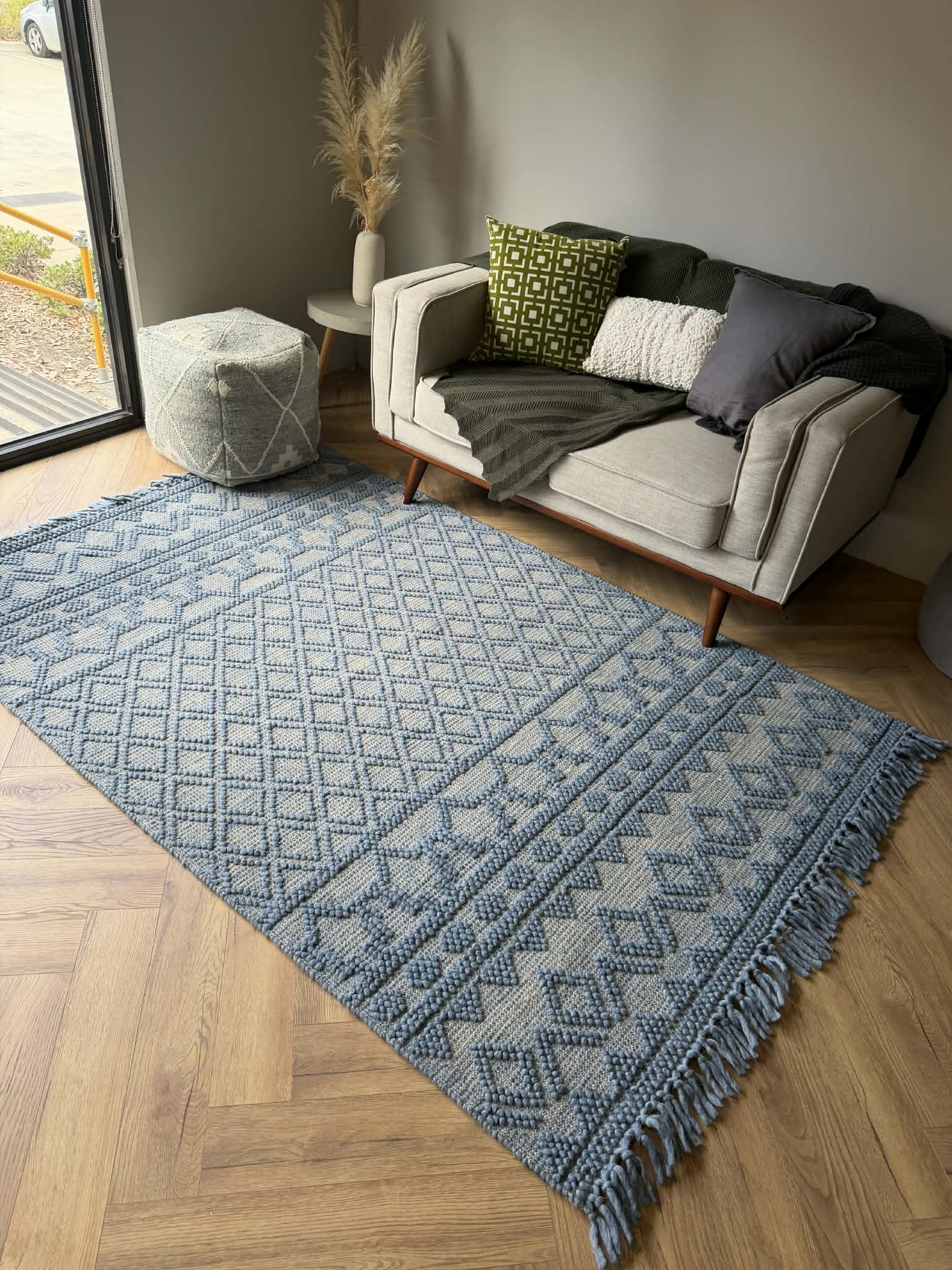 Coastal Nomad Textured Wool Rug 160 x 230