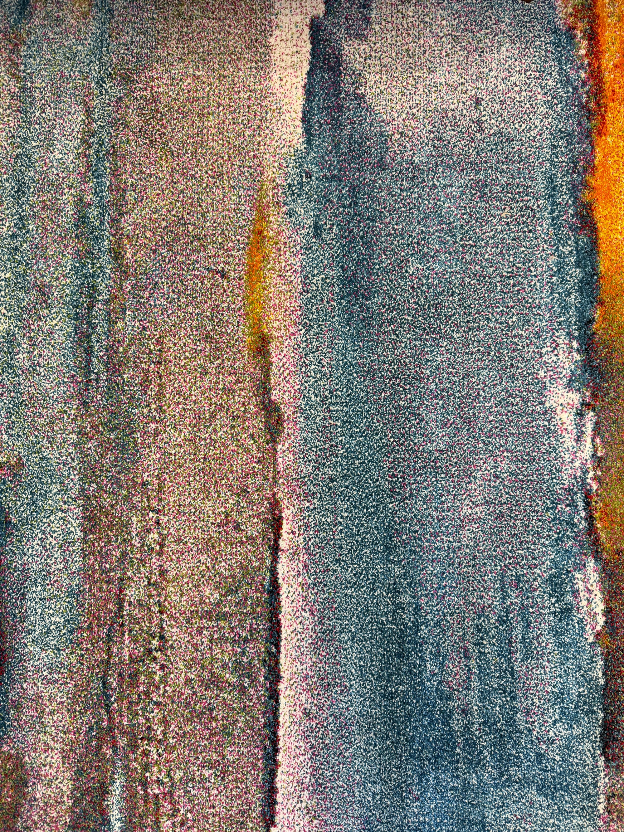 Picasso Horizon Teal colours Modern floor rug