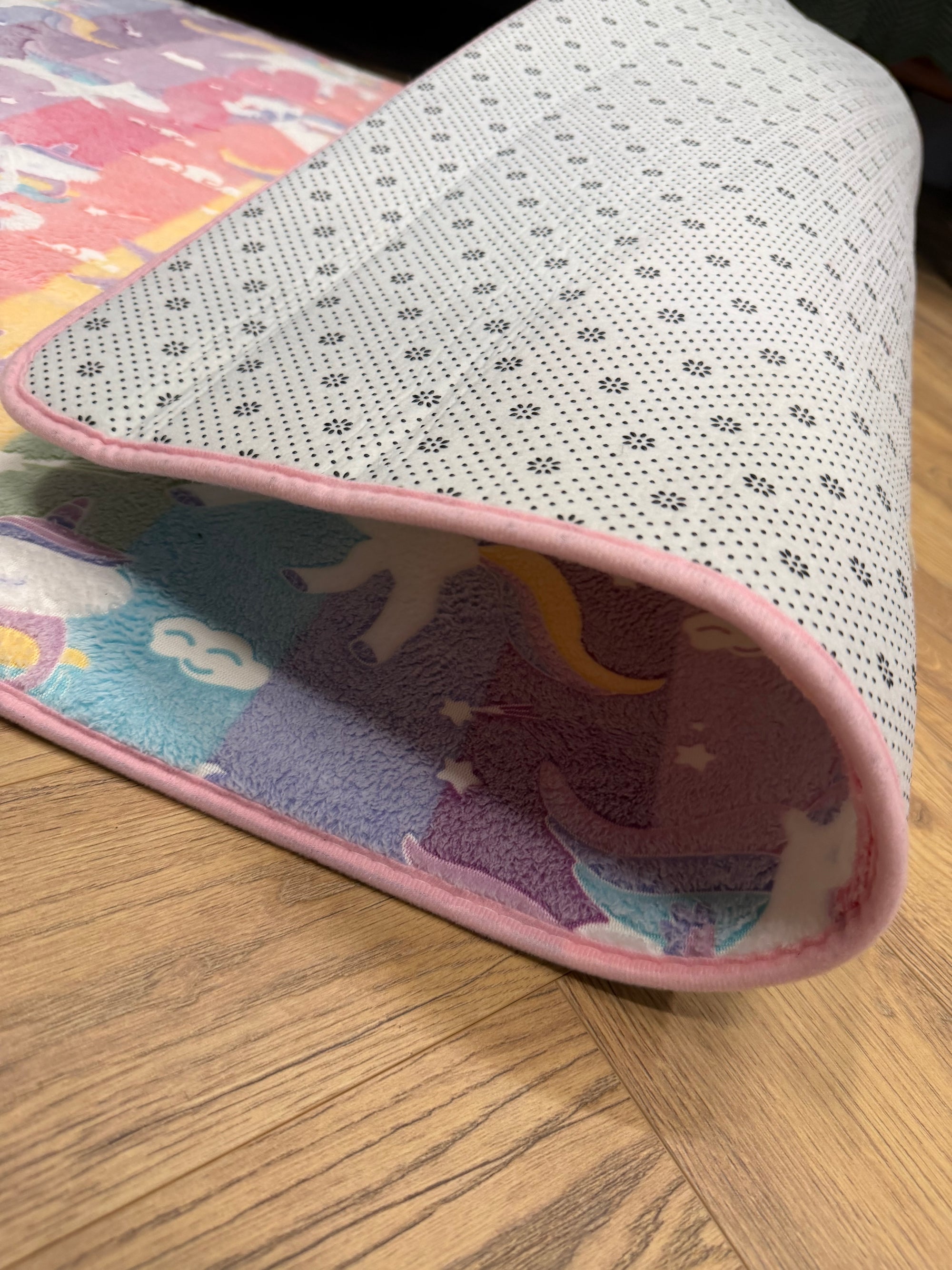 Rainbow Unicorn Fantasy Kids Rug 100x150cm
