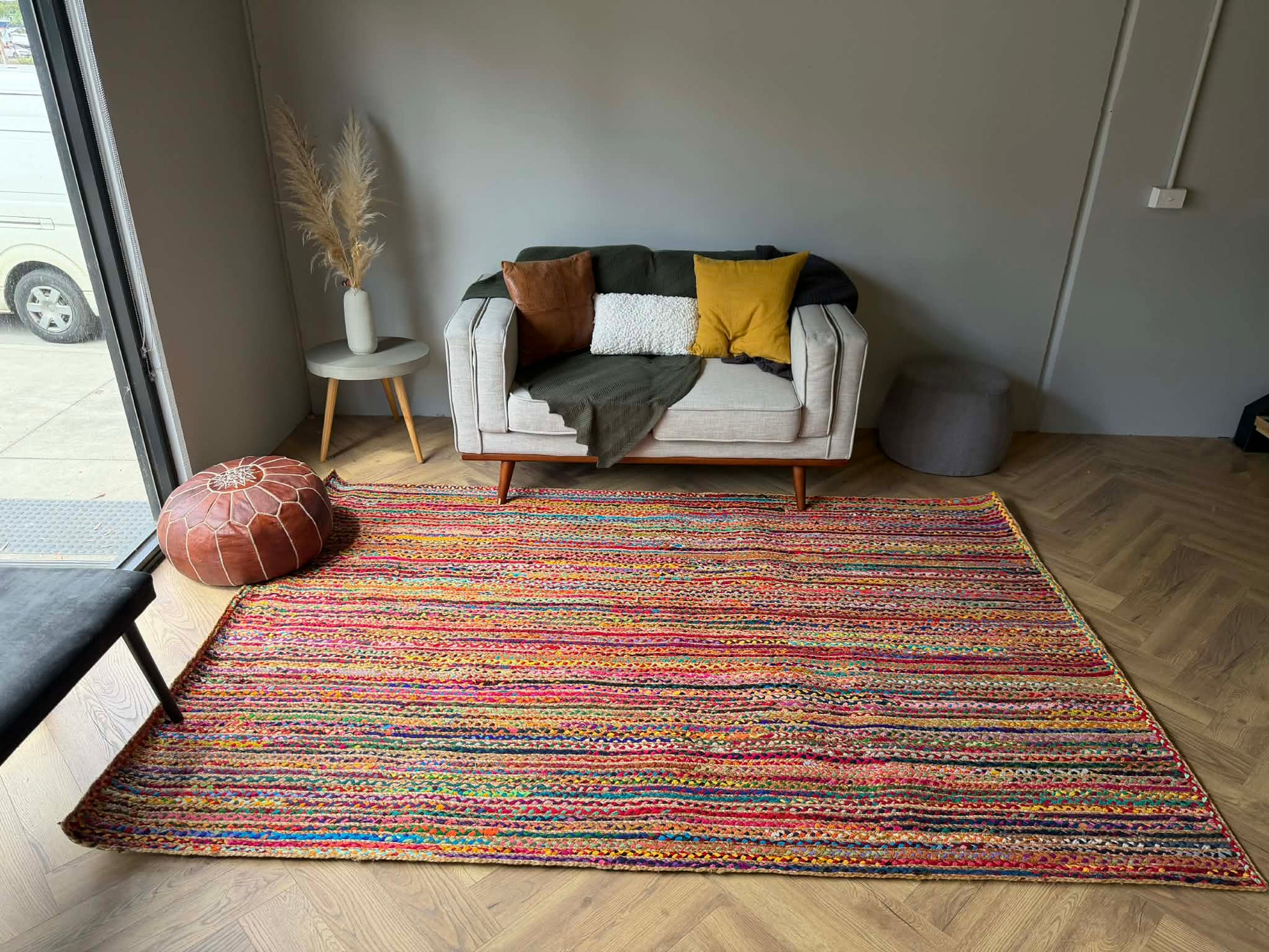Jute Carnival stripped 180x270 Rug