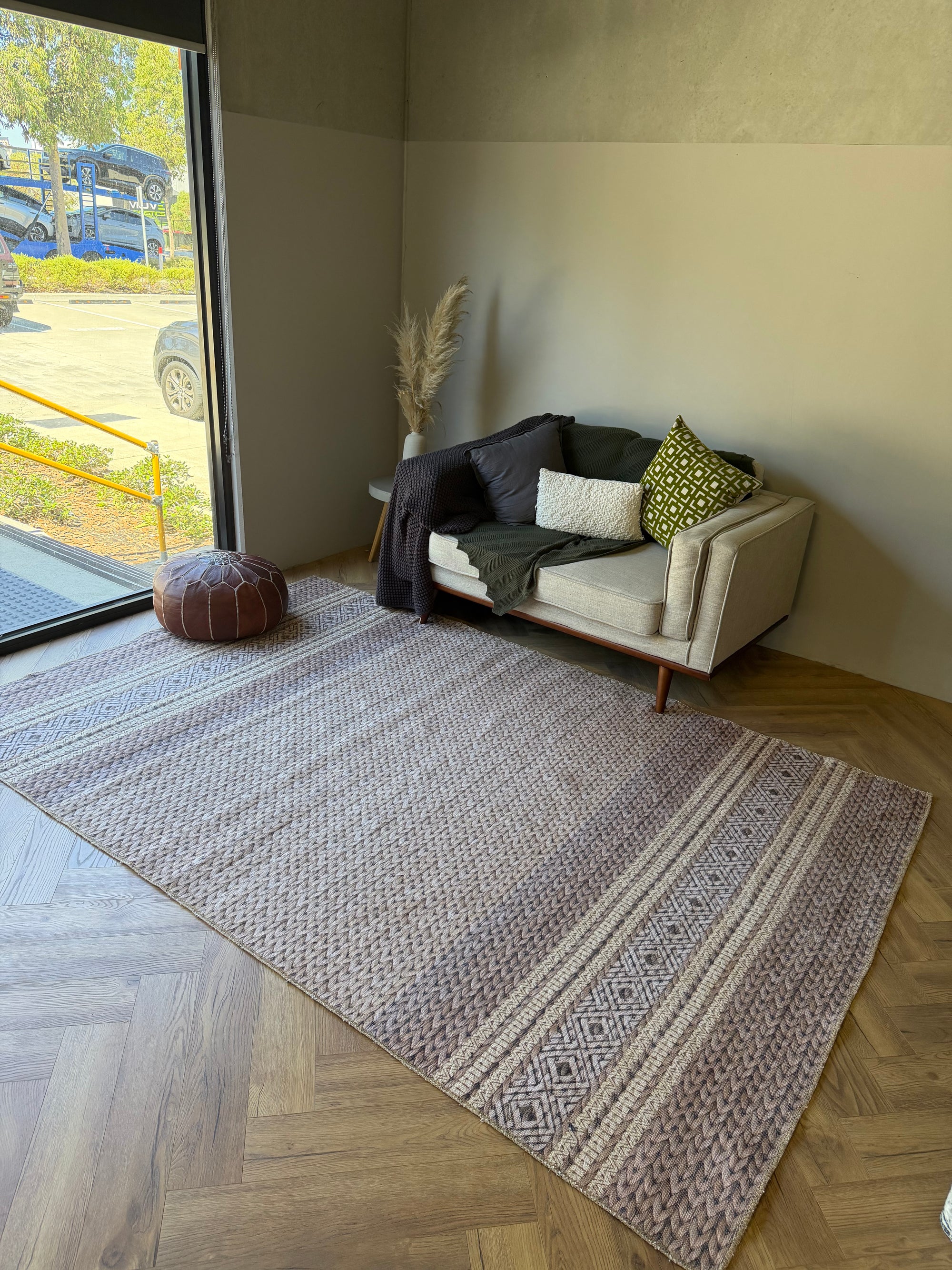 Cozy Nomad Machine Washable Rug – Taupe 200 x 300