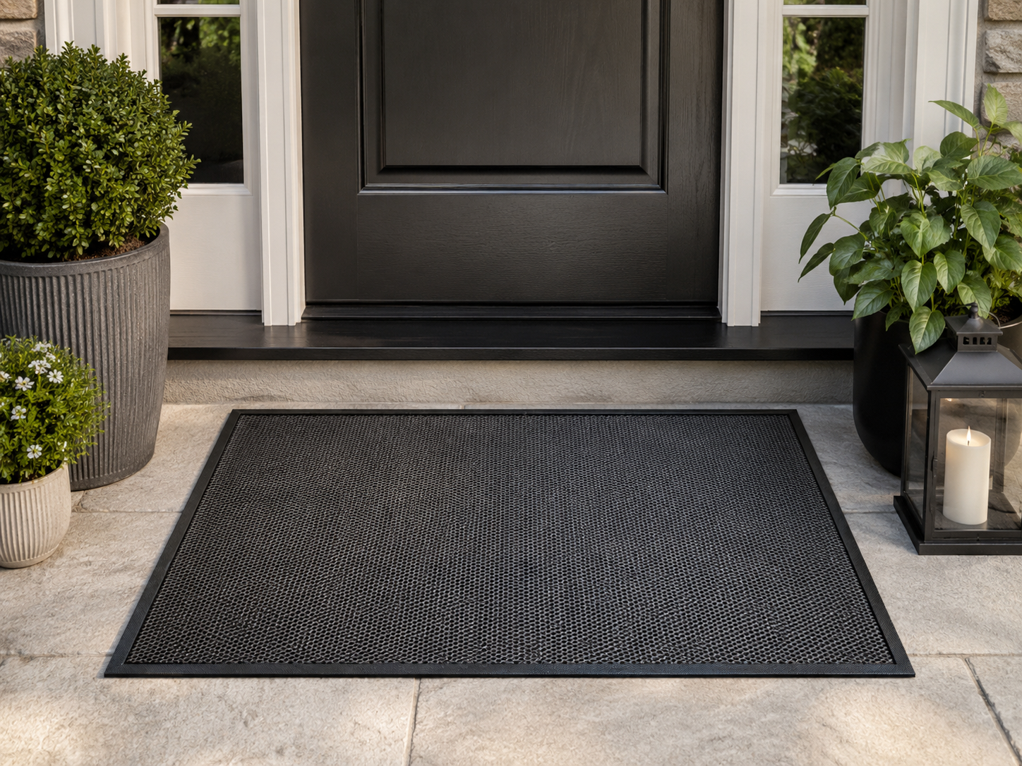 Titan Rust Charcoal Heavy Duty Doormat – 80x120cm