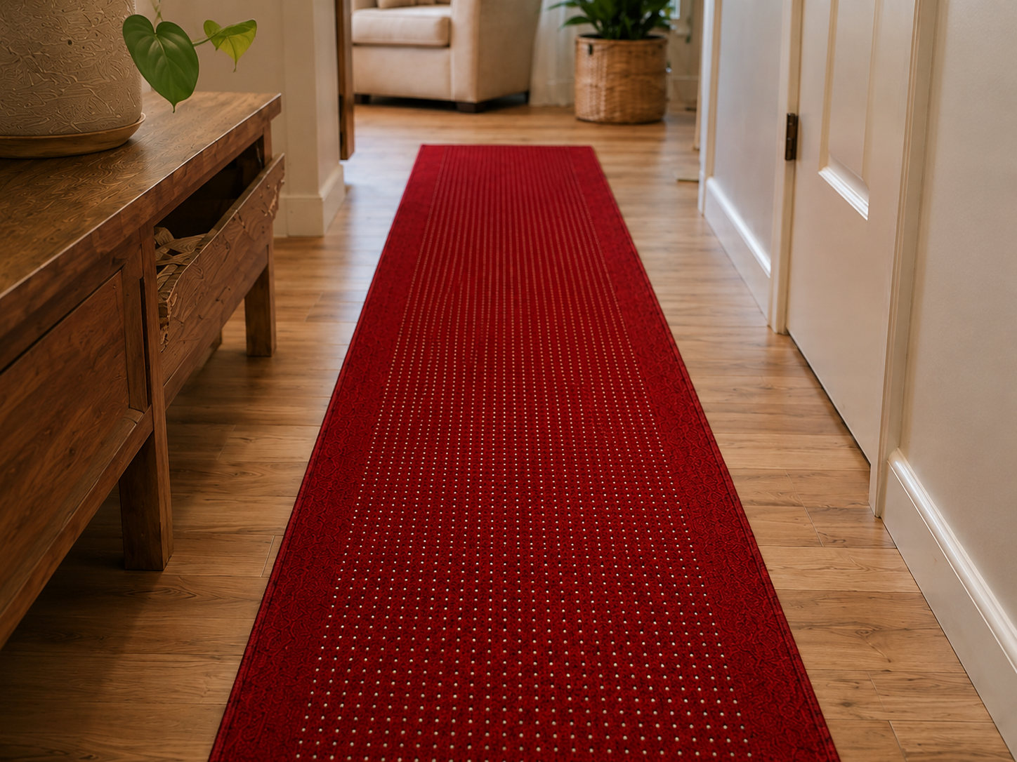 Dotted nikotex Design Red 67cm wide