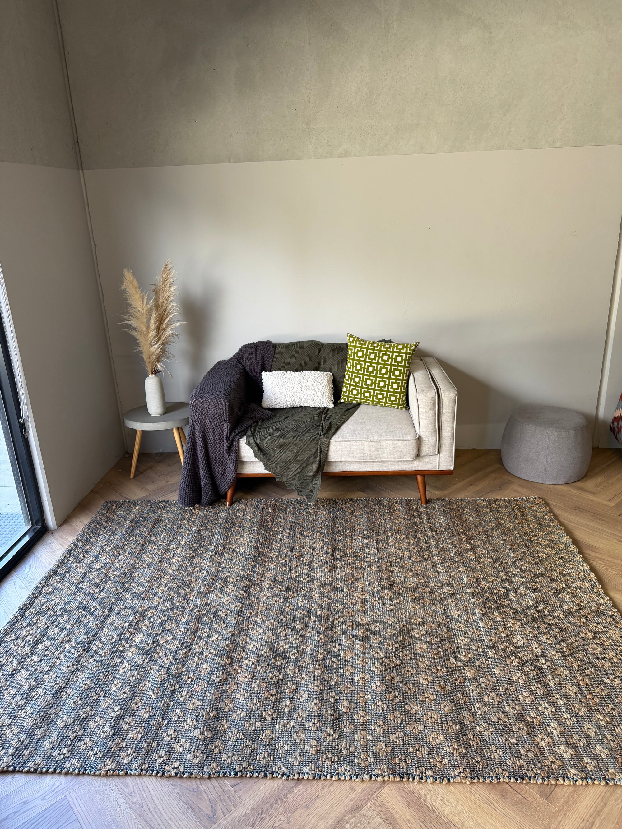 Outback Weave Natural Rug – Jute & Cotton Blend 180 x 270 cm