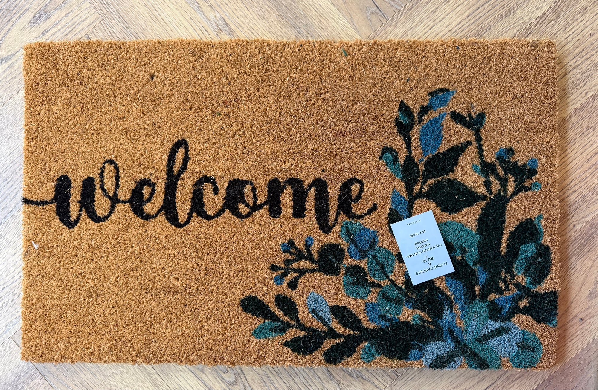 Outdoor Coir Mat - Iris Welcome