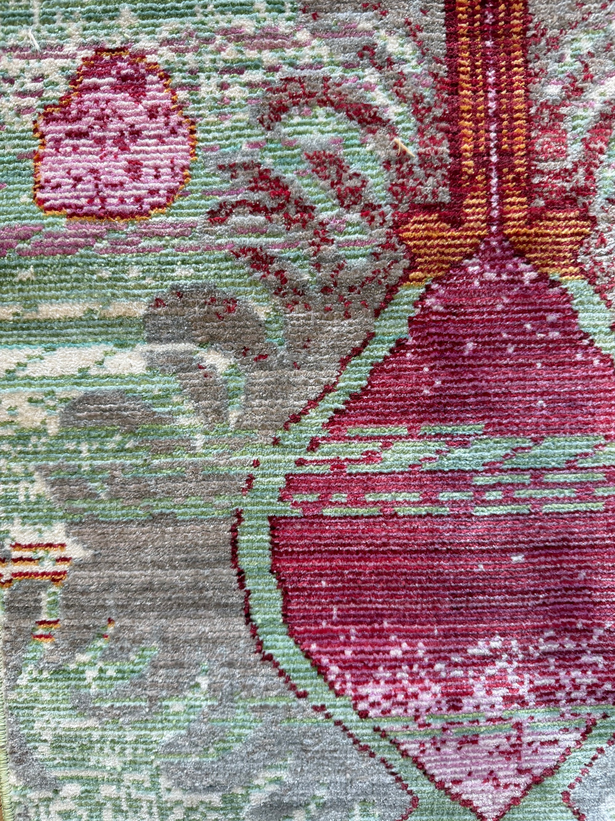 Mint Mirage Ikat Rug – 240 x 305