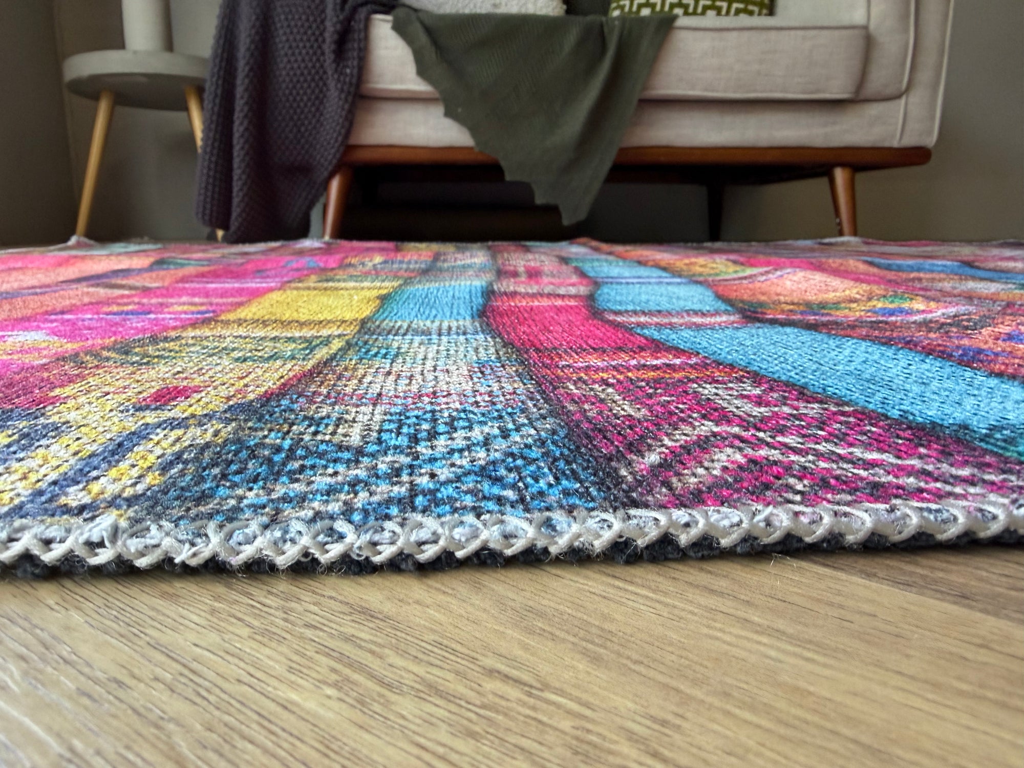 COZY MACHINE WASHABLE – Boho Stripe Rug 160x230