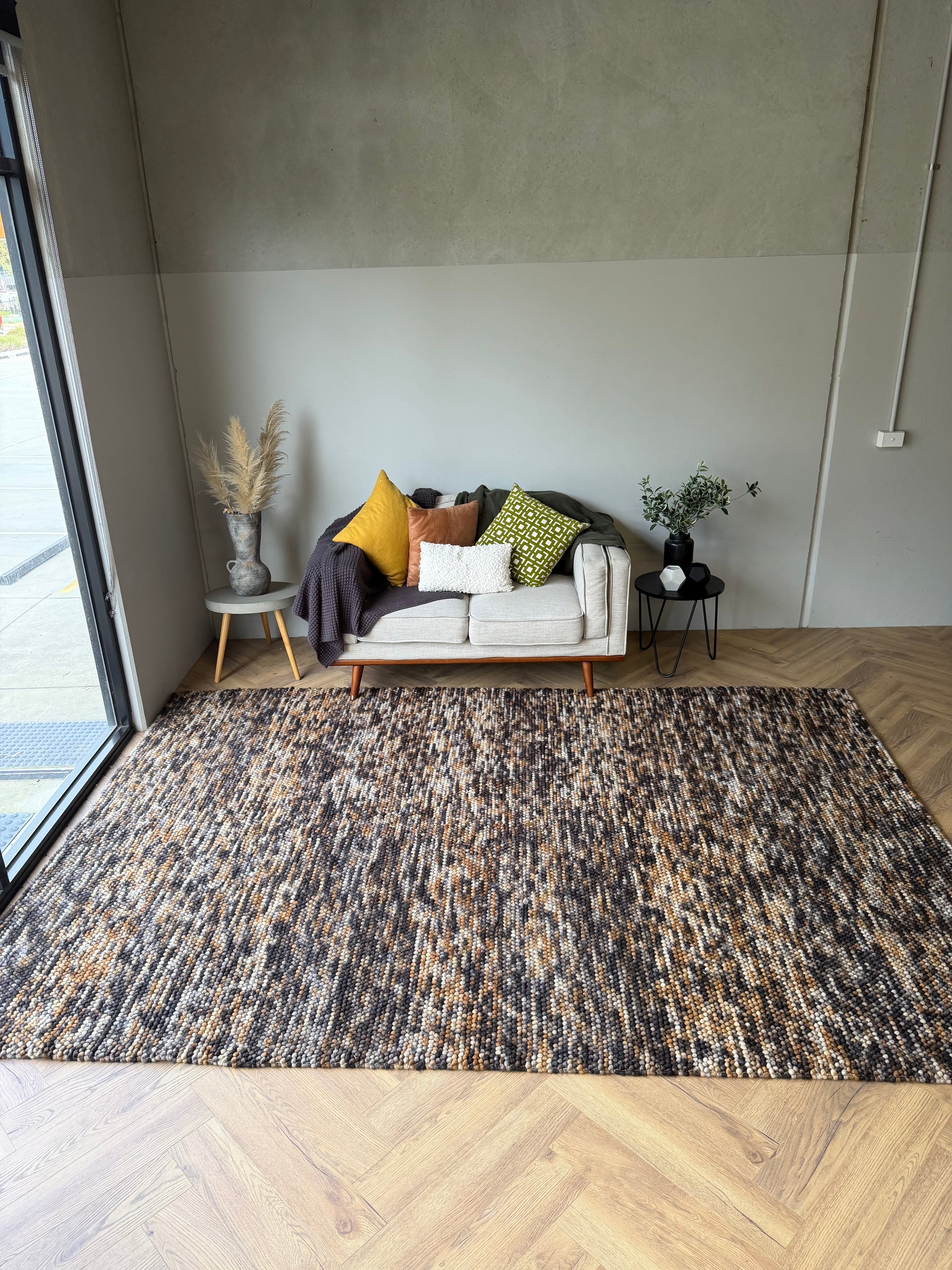 Torren Charcoal 230 x 330 cm Multi Wool Rug
