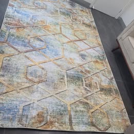 COZY MACHINE WASHABLE – Prism Geometric Rug 195x295