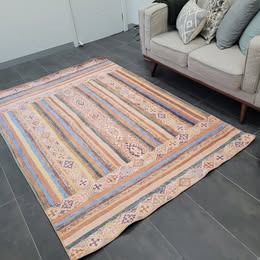 COZY MACHINE WASHABLE – Sierra Tribal Stripe Rug 160x230