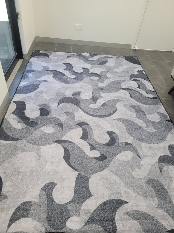COZY MACHINE WASHABLE – Tide Wave Pattern Rug 200x300
