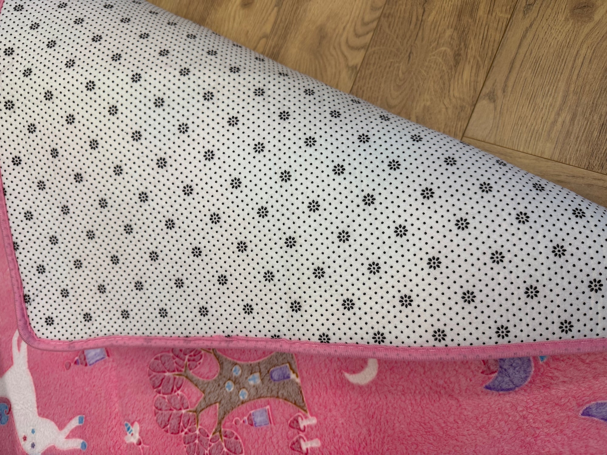 Pink Unicorn & Fairy Fantasy Kids Rug 100x150cm