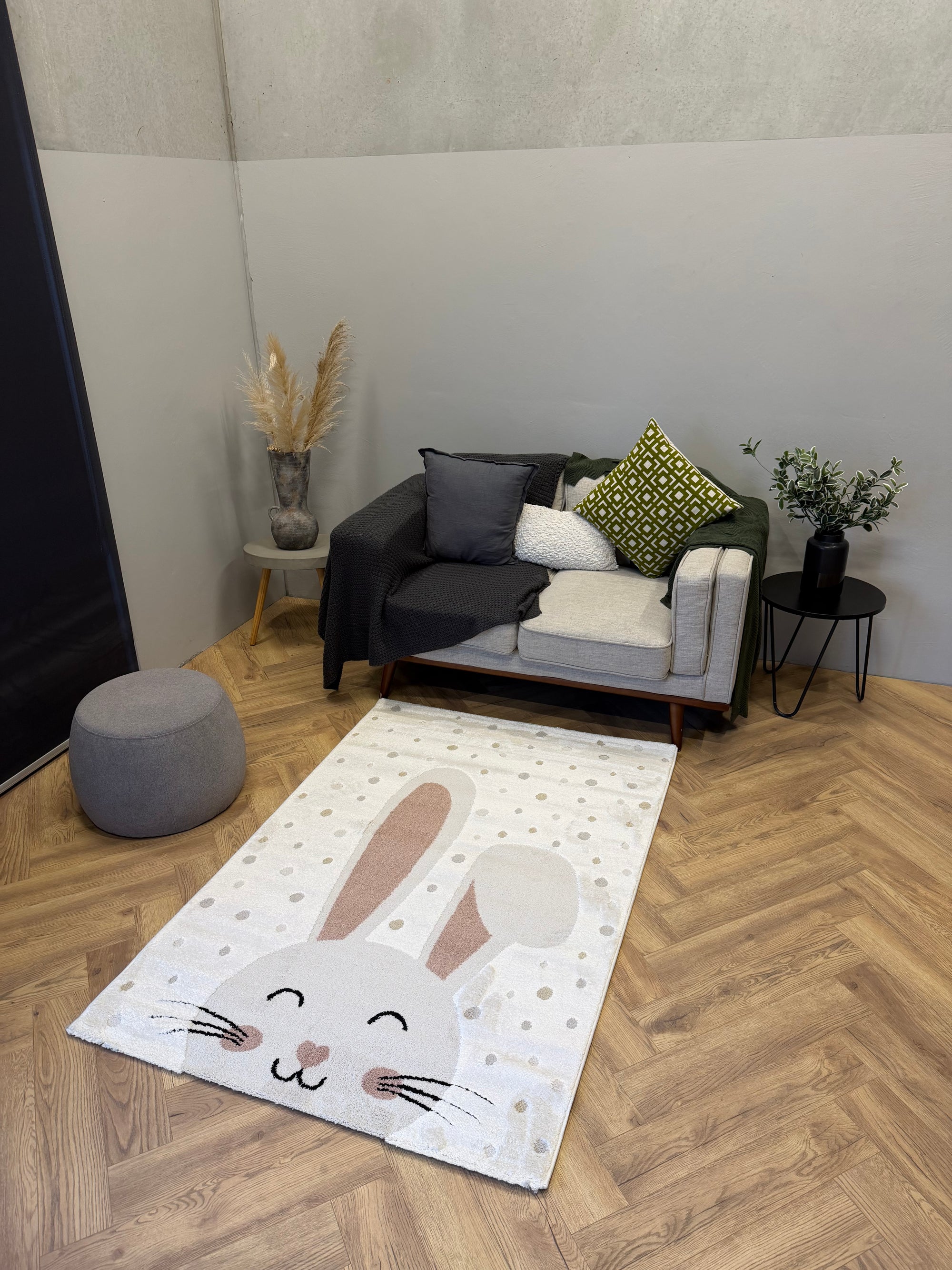 Bunny Hugs bedroom Kids Rug