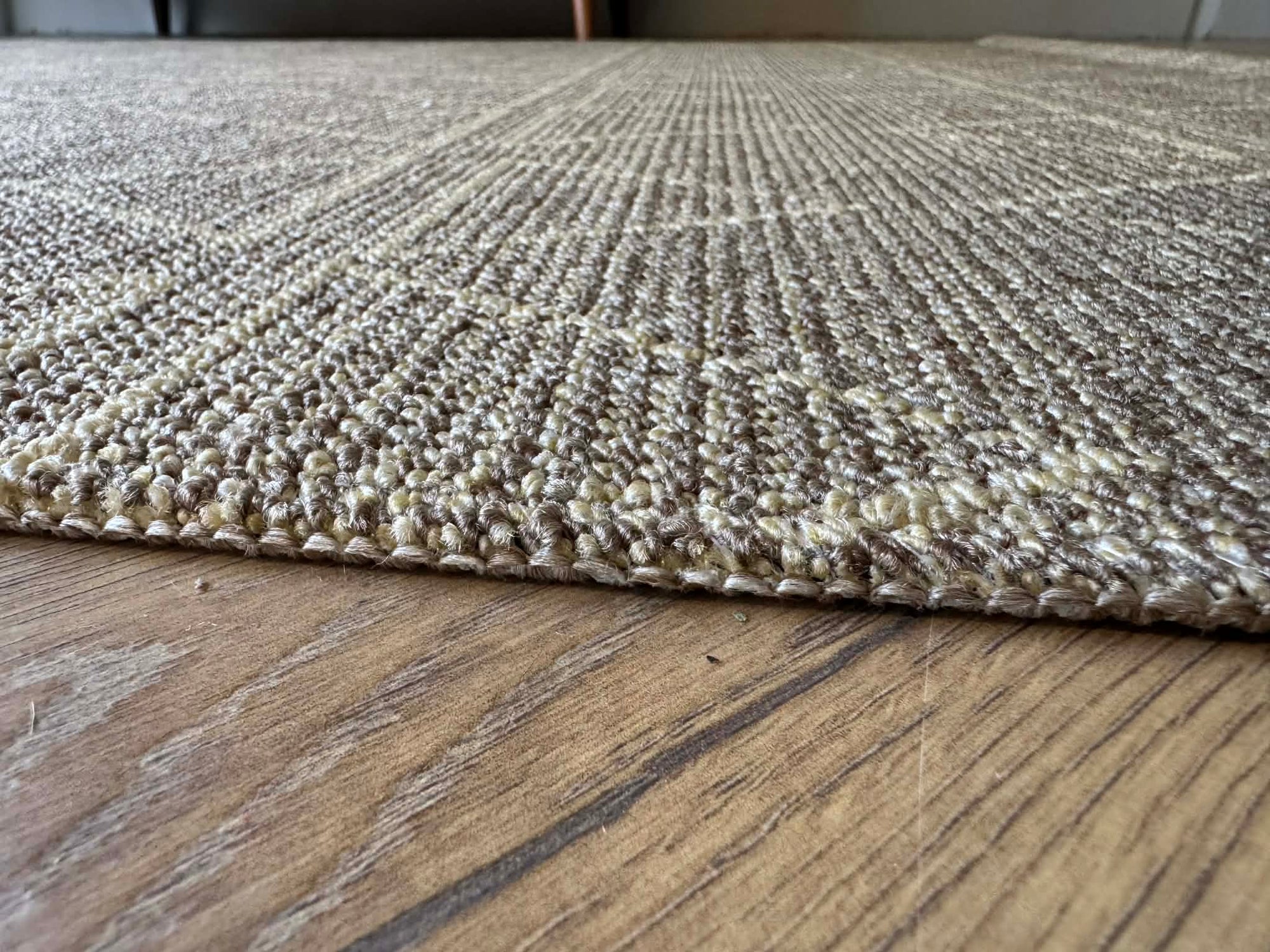 Nikotex Urban Weave Taupe Linear Triangle Rug