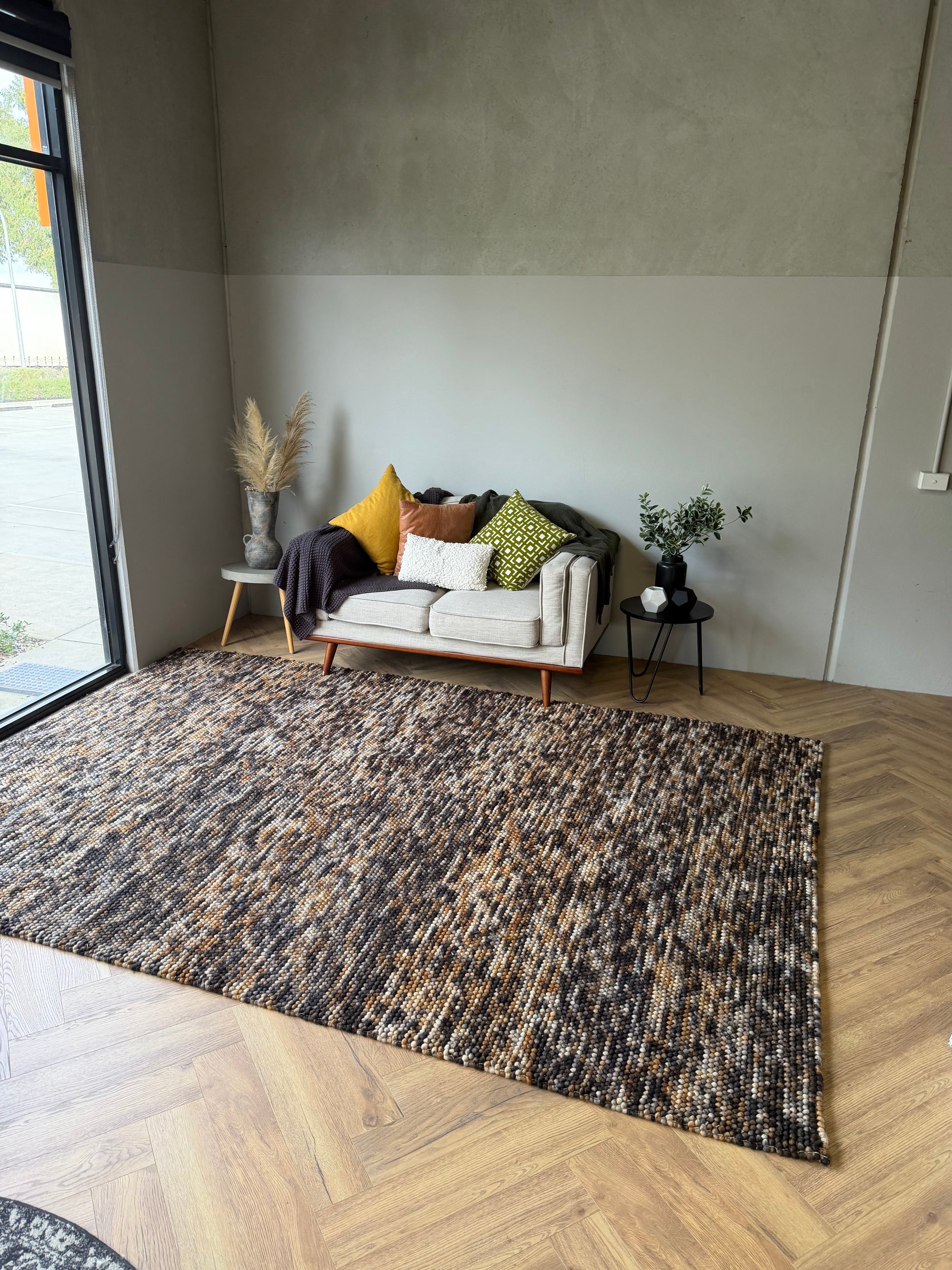Torren Charcoal 230 x 330 cm Multi Wool Rug