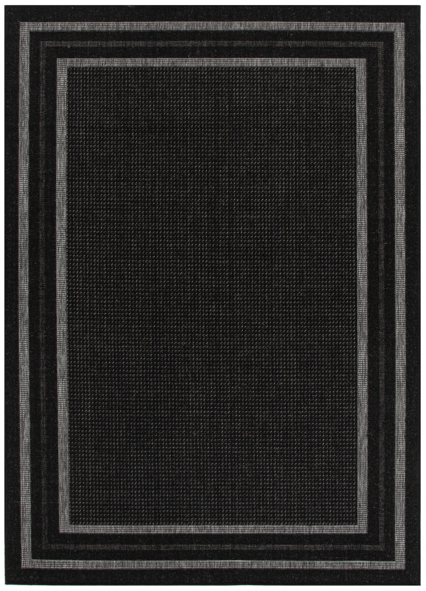 SISALO 52030 Black grey flatweave
