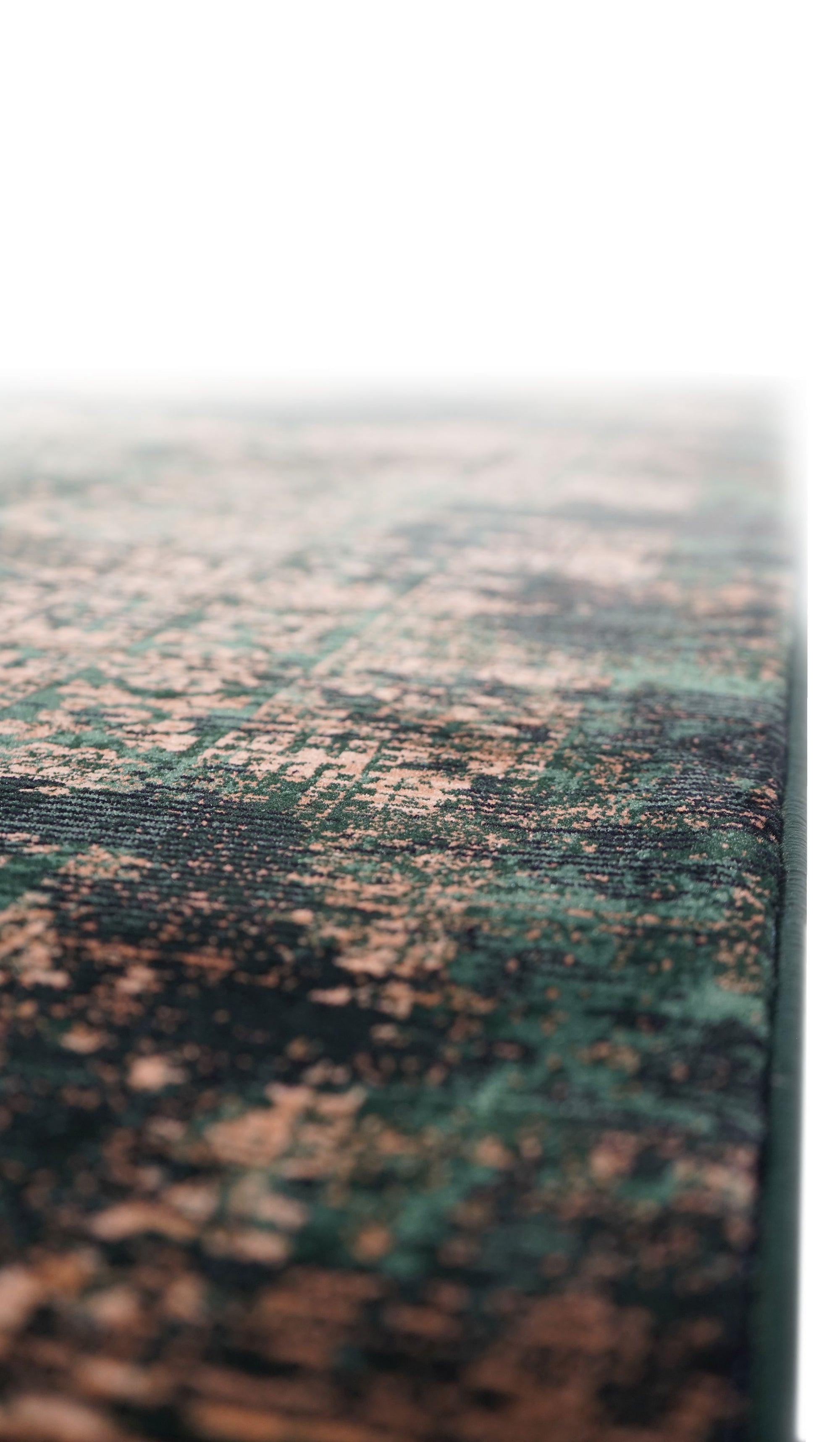 Hive 503 Traditional transitional Green gold rug