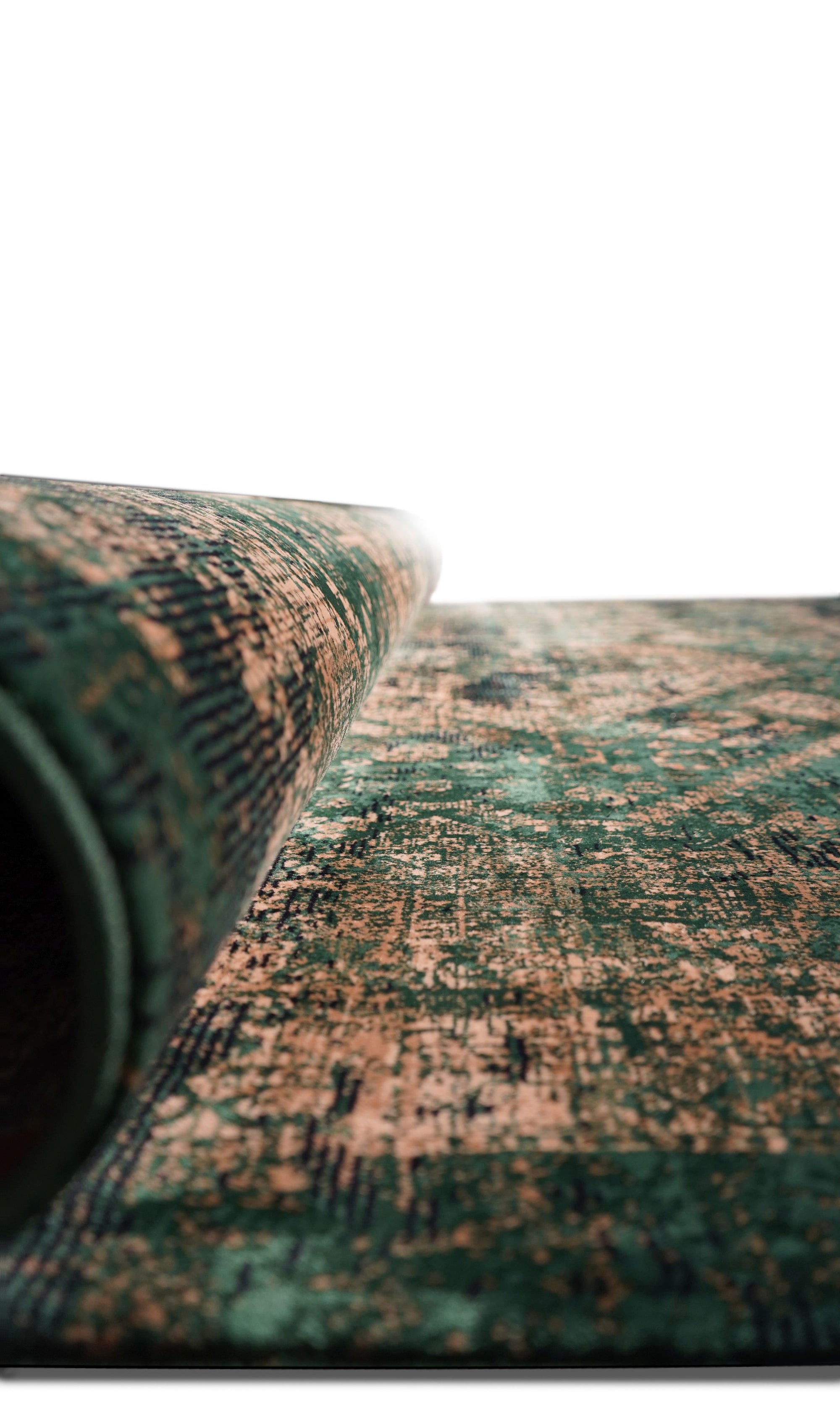 Hive 503 Traditional transitional Green gold rug