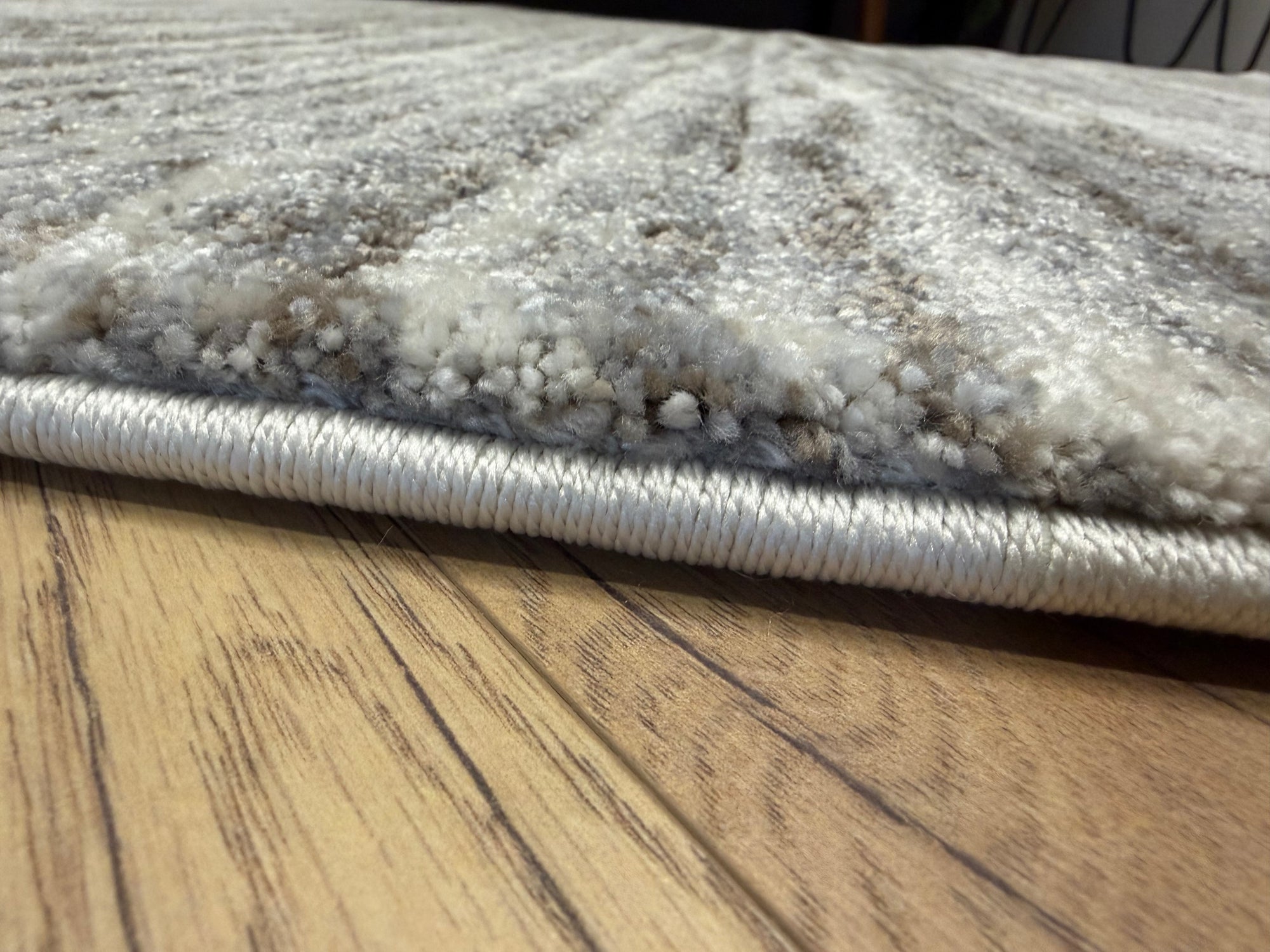 Crete Driftwood Ivory Grey lines Rug