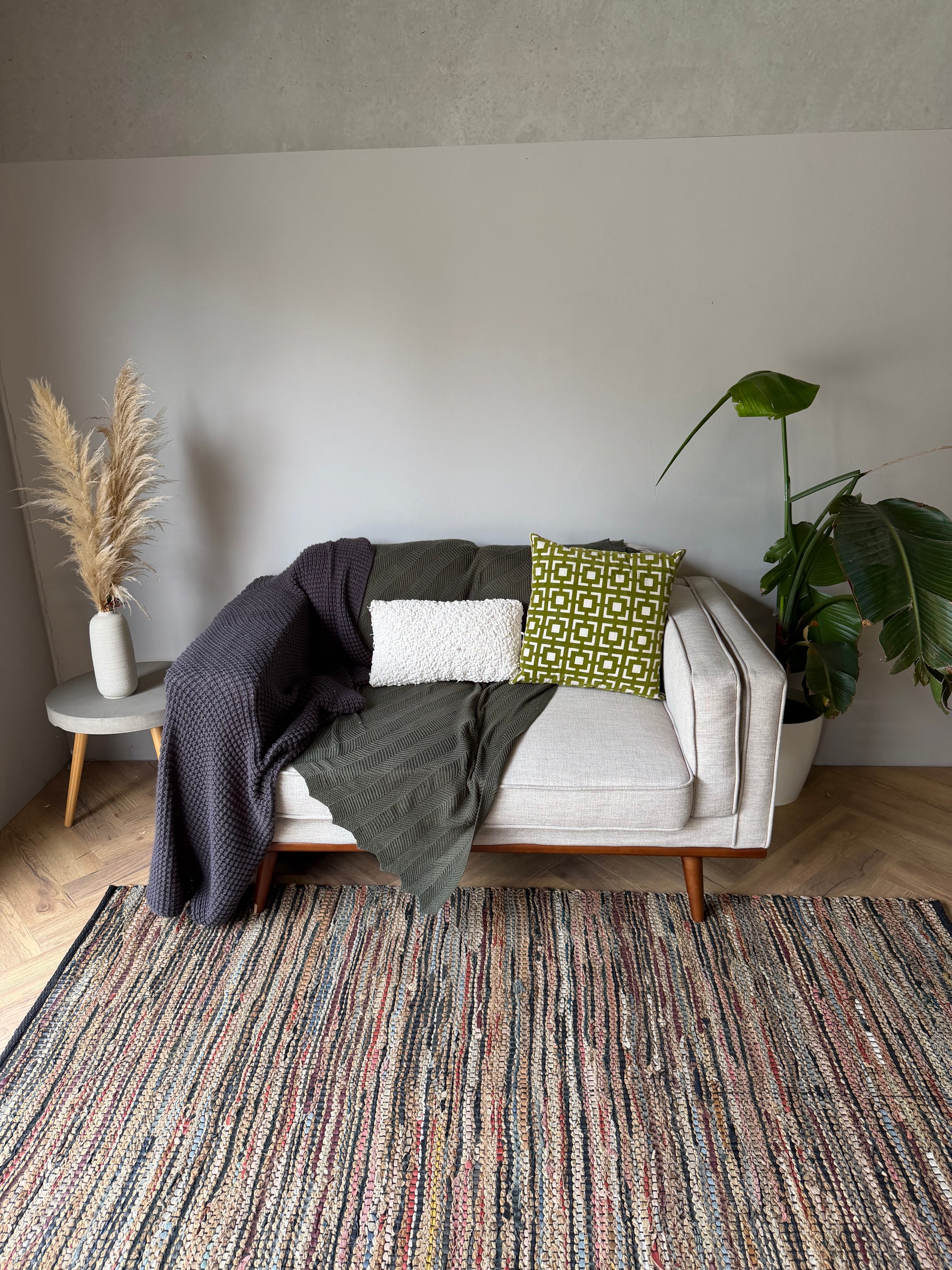 Nomad Textured Natural Rug – Multi Earth
