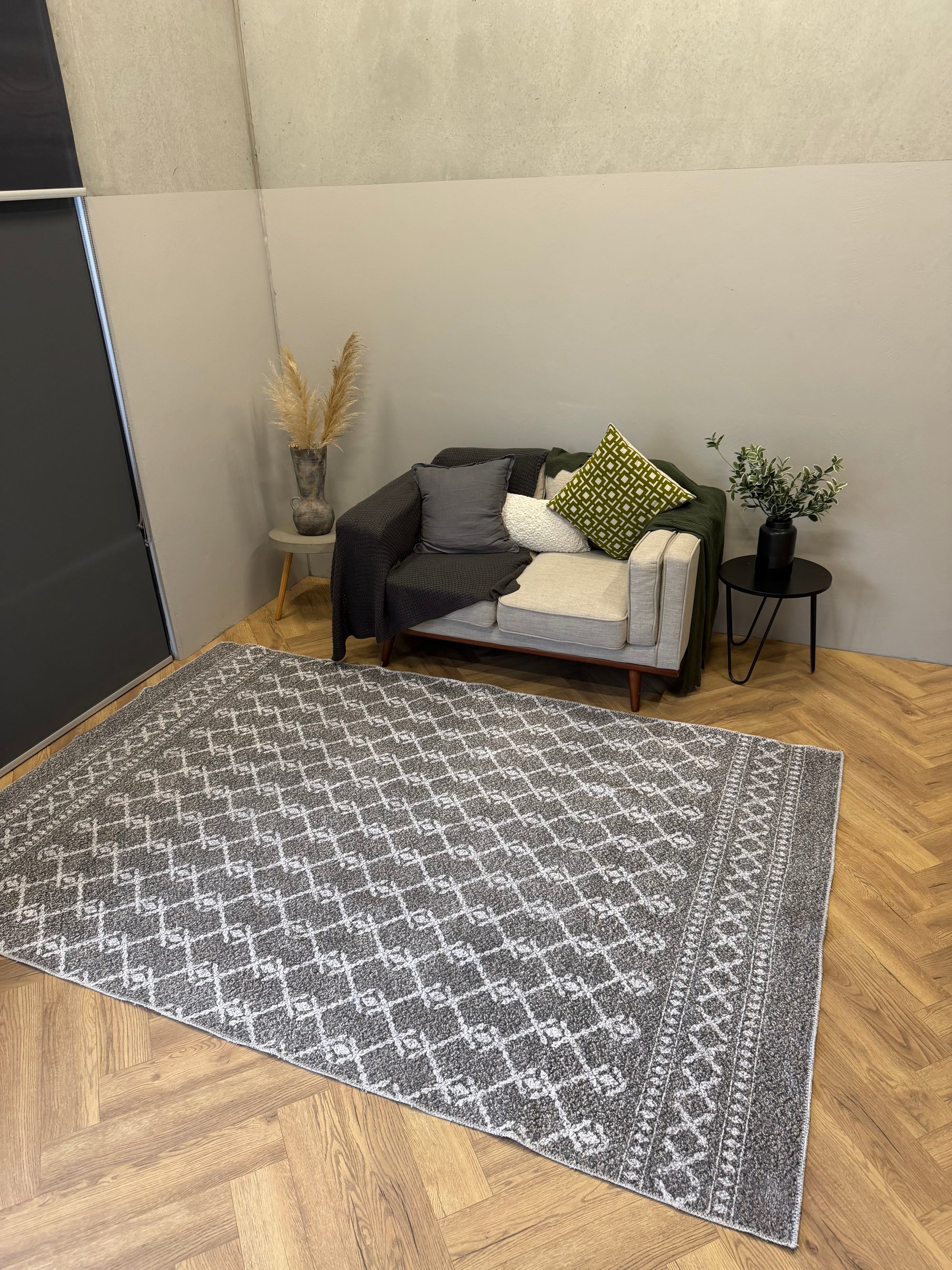 Cozy Moroccan Lattice Machine Washable Rug 200×300cm