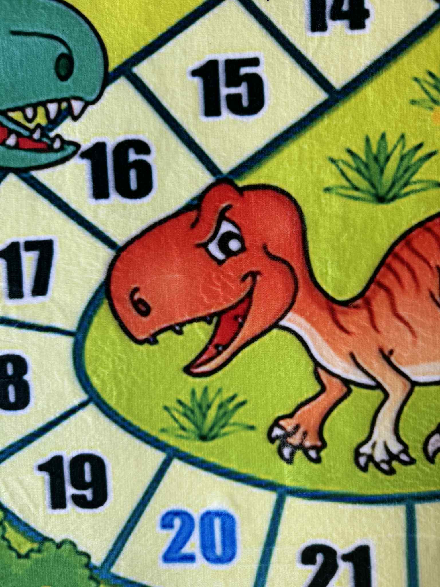 Dino Adventure Kids Play Rug – Learn to Count with Dinosaurs