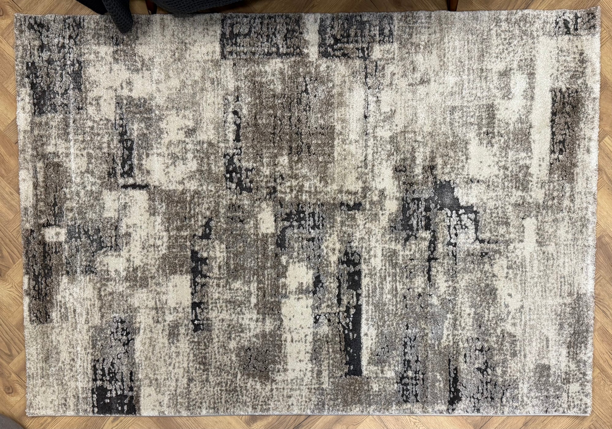 Crete Mosaic Beige grey Modern Rug