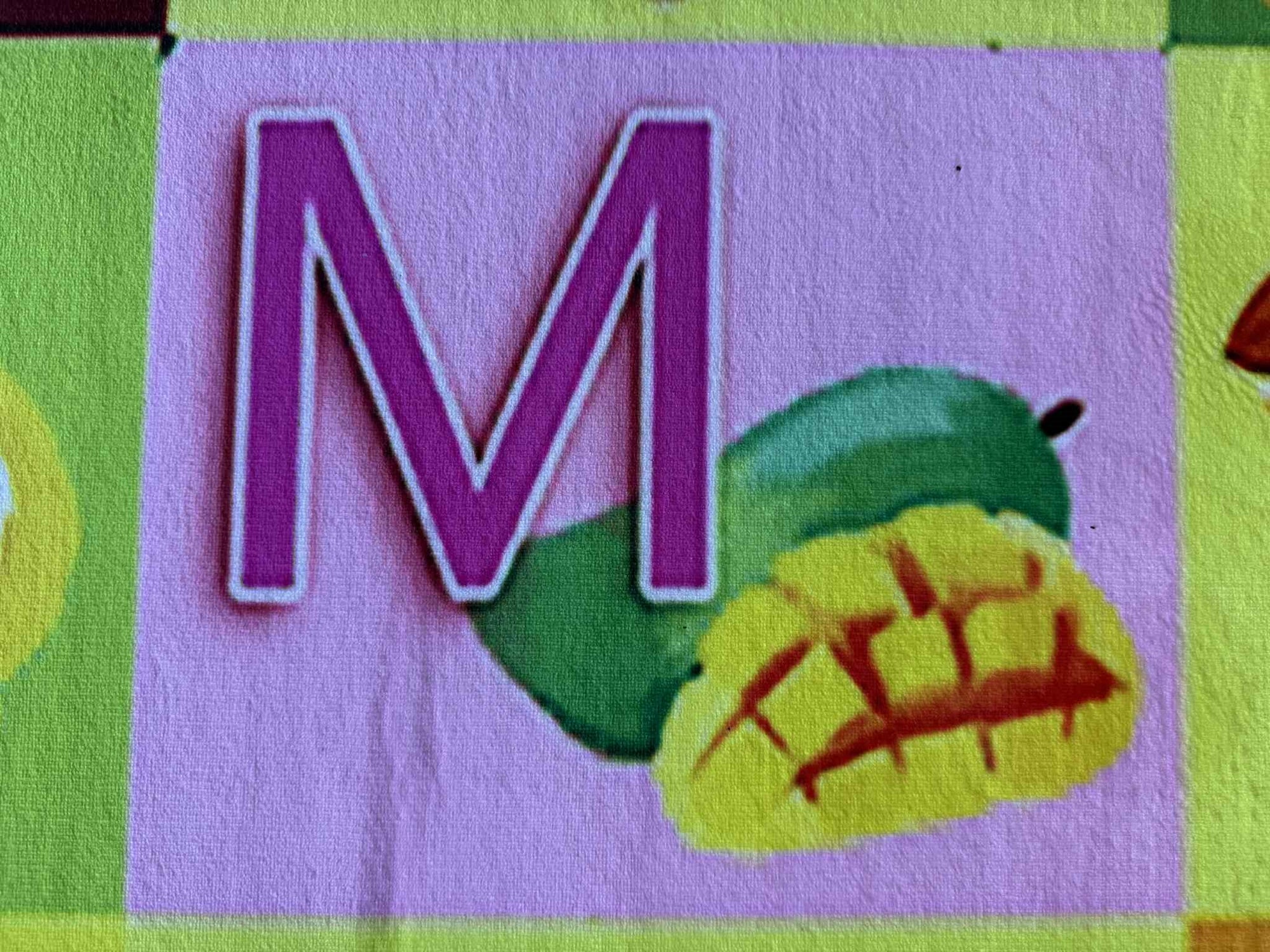 ABC Fruits & Fun Kids Alphabet Rug – Learn the ABCs in Colourful Style