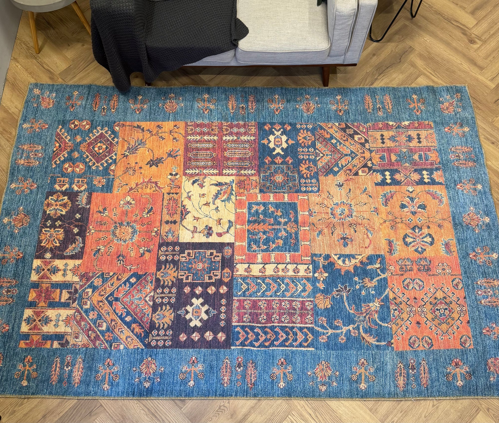 Cozy Heritage Patchwork Machine Washable Rug 200x300cm