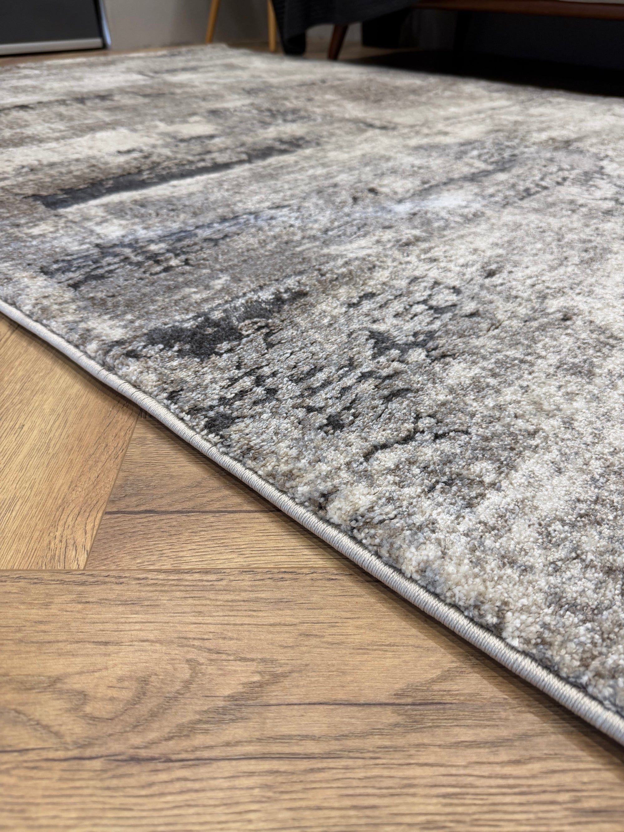 Crete Mosaic Beige grey Modern Rug