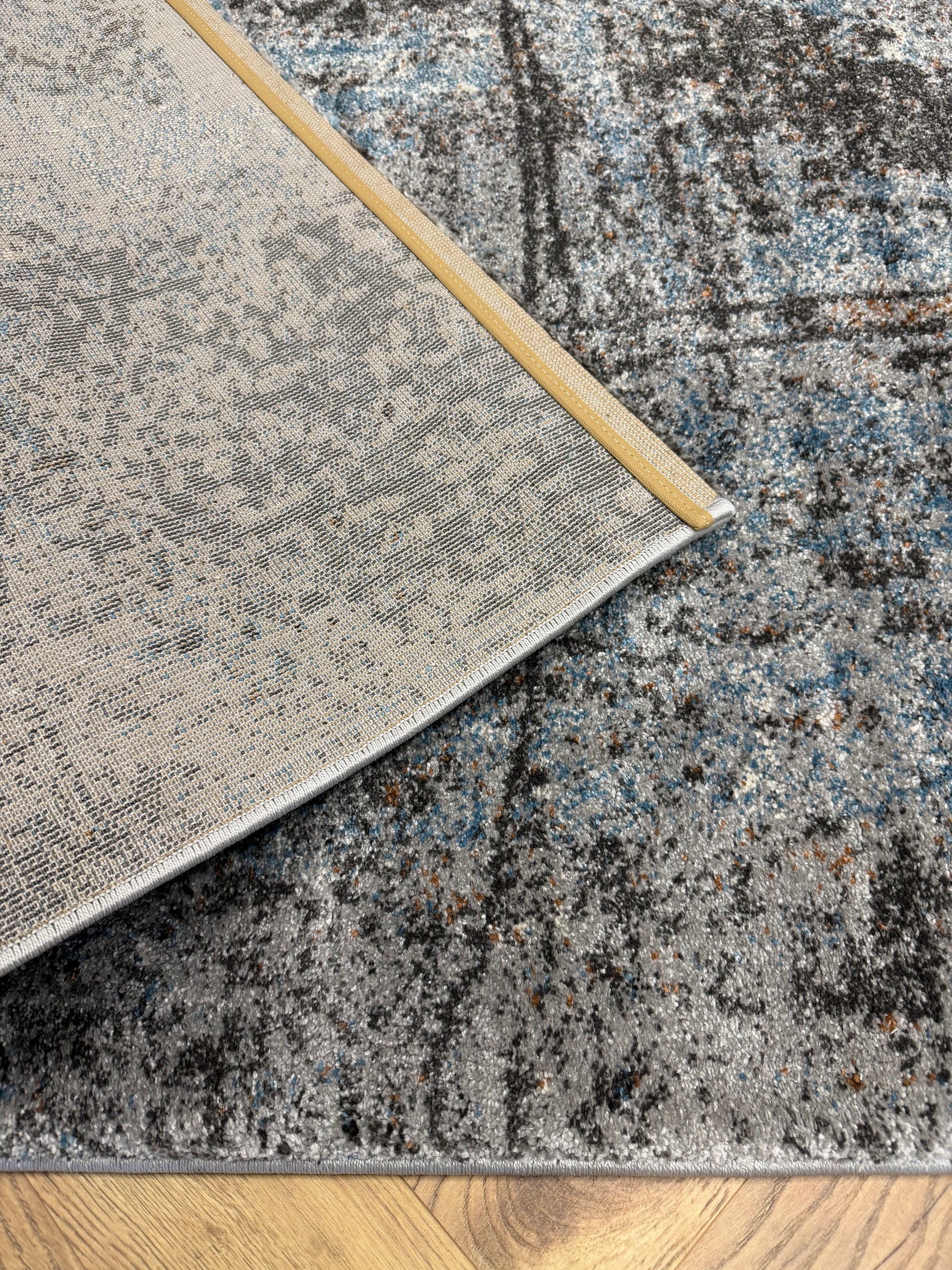 Crete blue grey Urban Slate Rug