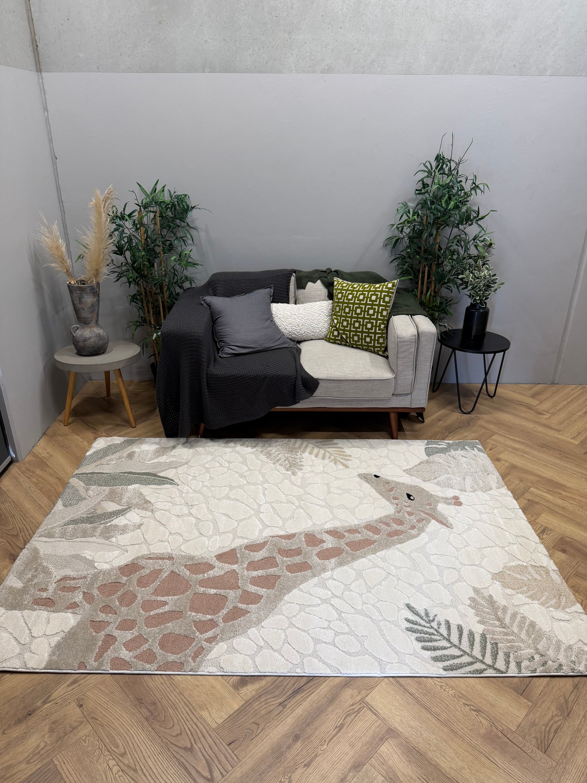 Jungle Giraffe Kids Rug