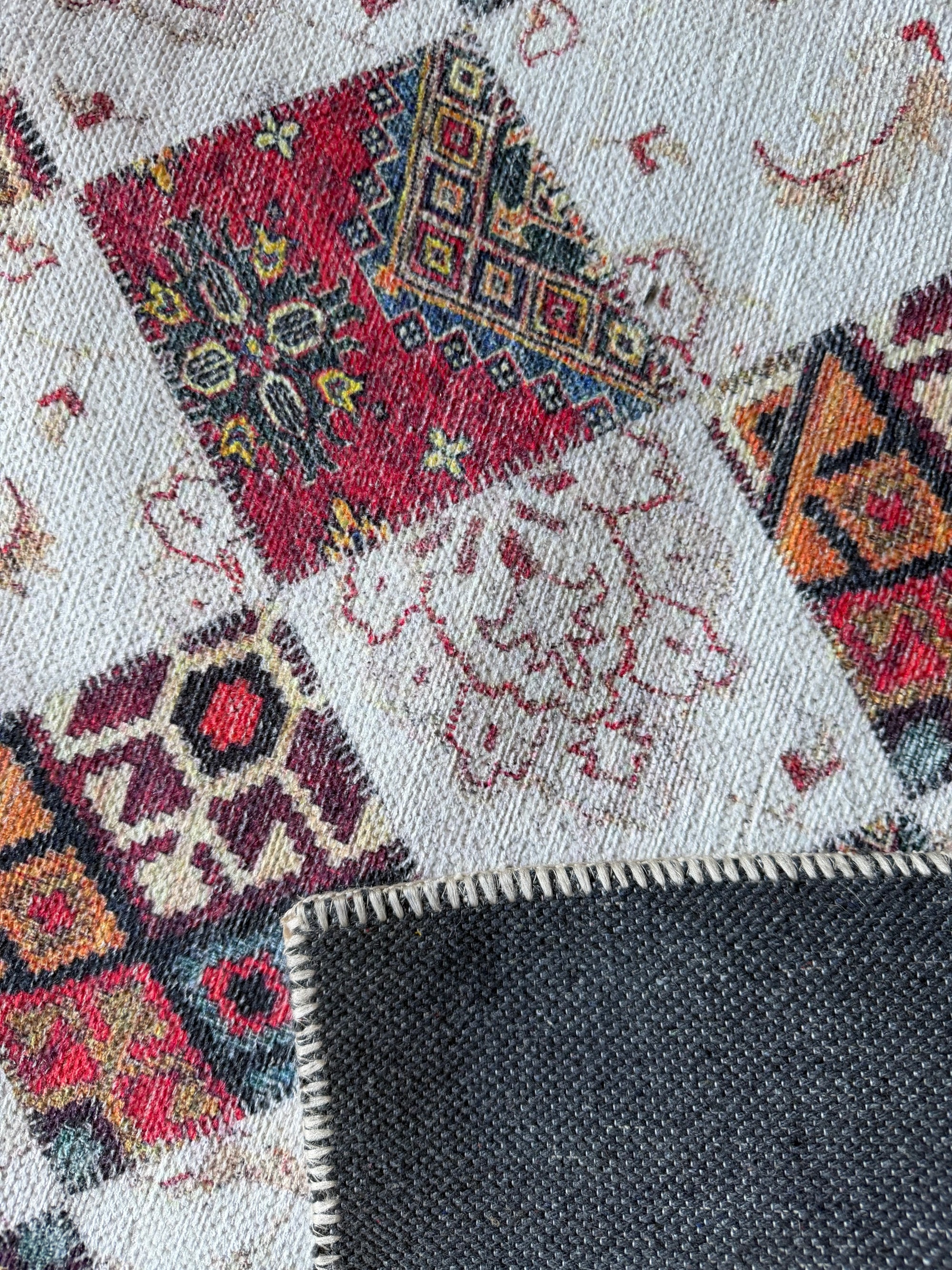 Cozy Nomad Patchwork Washable Rug