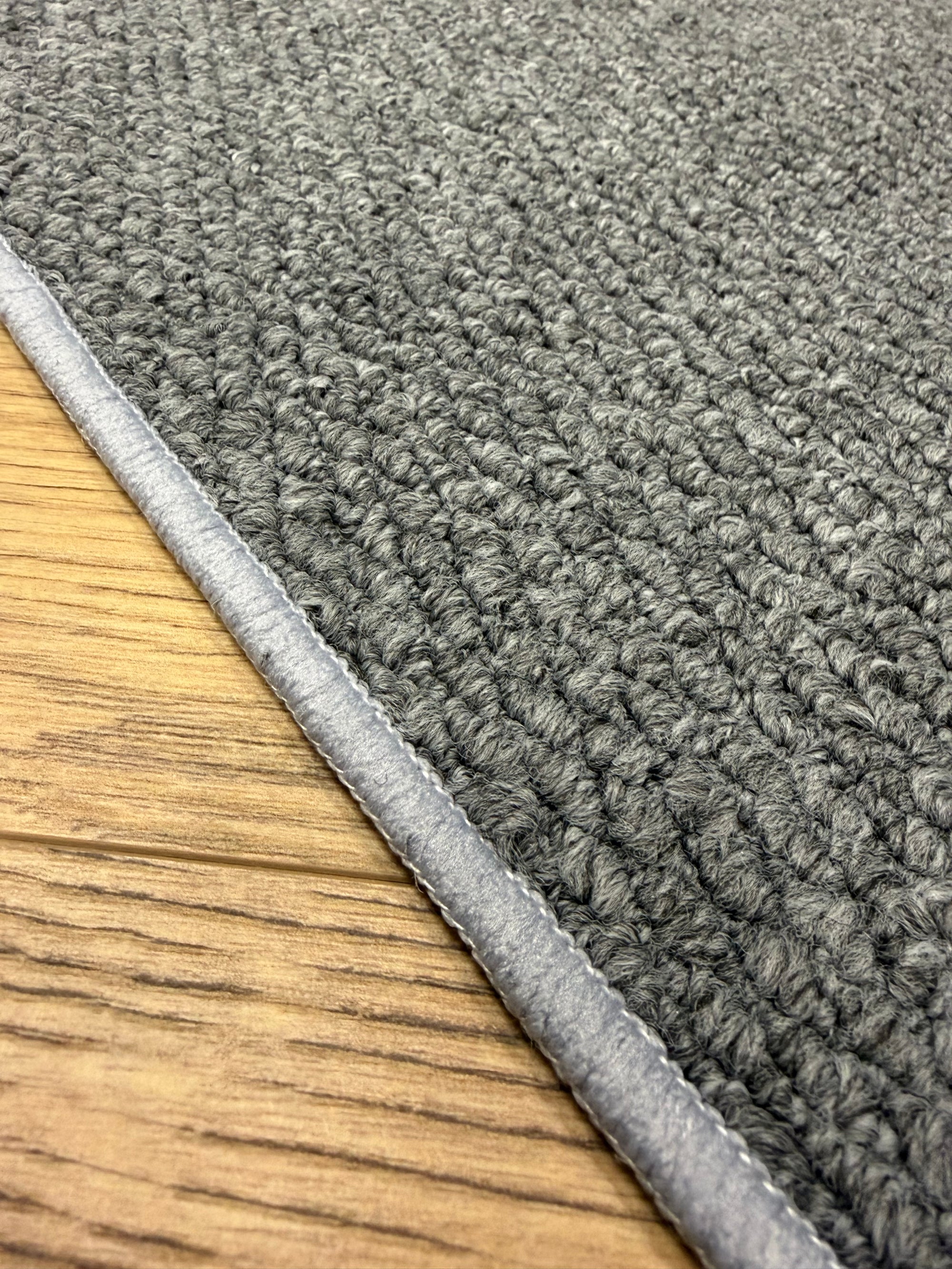 Vela Charcoal Grey Hallway Runner