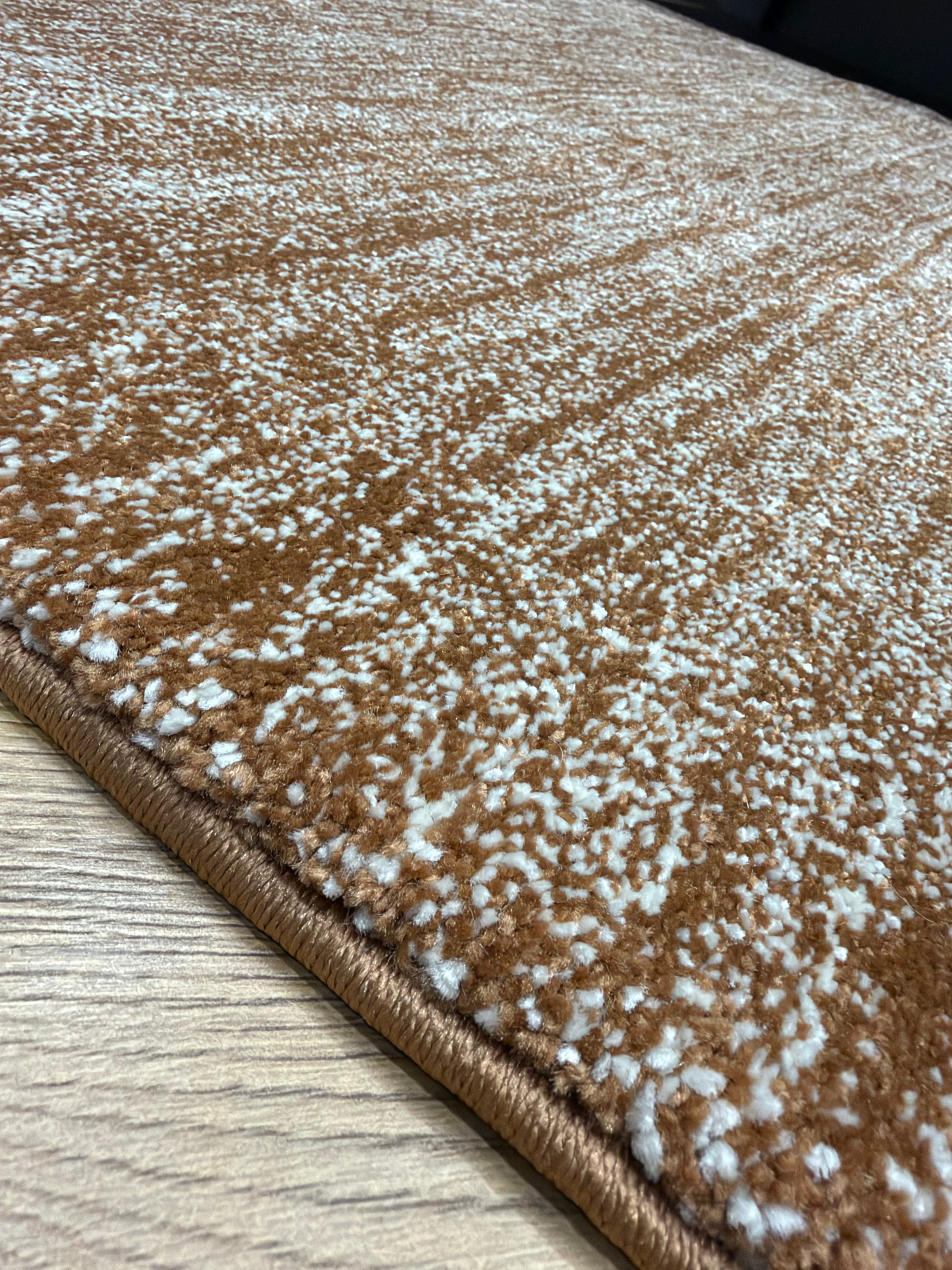 Parma Rust warm thick Textured Rug