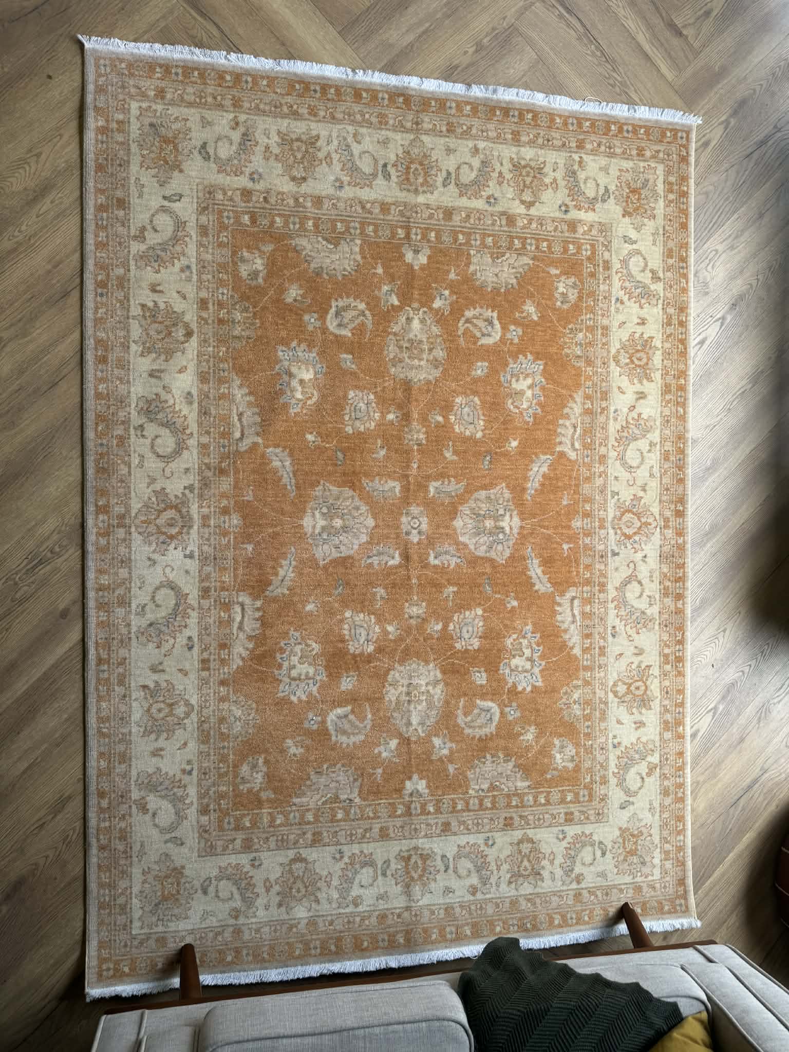 Urban Weave Heritage Rust Wool Rug 160x230